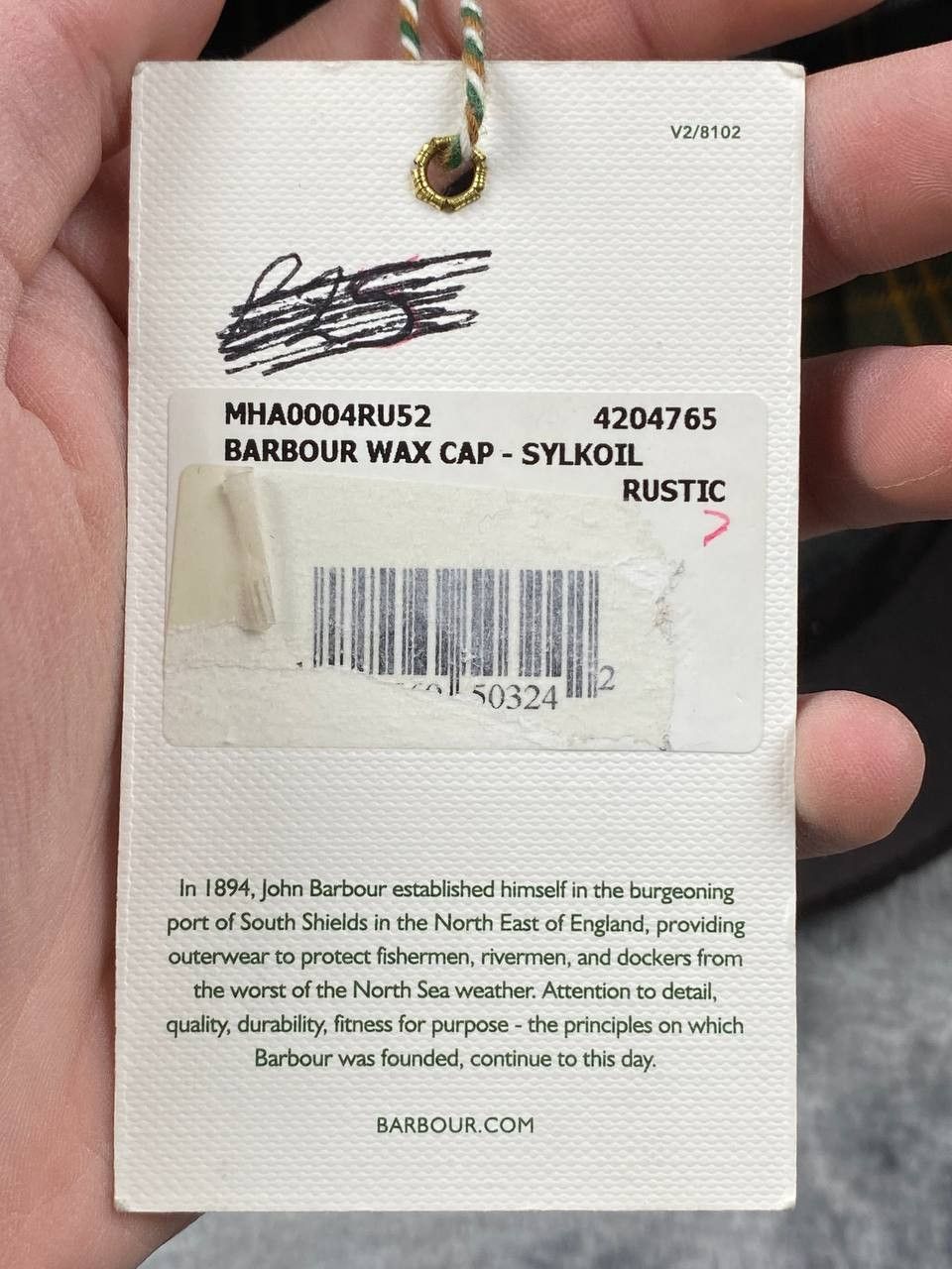 Barbour NEW Barbour Waxed Cotton Flat Cap Men Size 7 Brown Size ONE SIZE - 9 Thumbnail