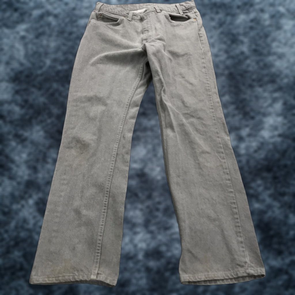 Levi's VINTAGE Levi's Jeans Mens 34x32 Gray Faded 40509 2767 Made USA Denim 90s Size US 34 / EU 50 - 1 Thumbnail