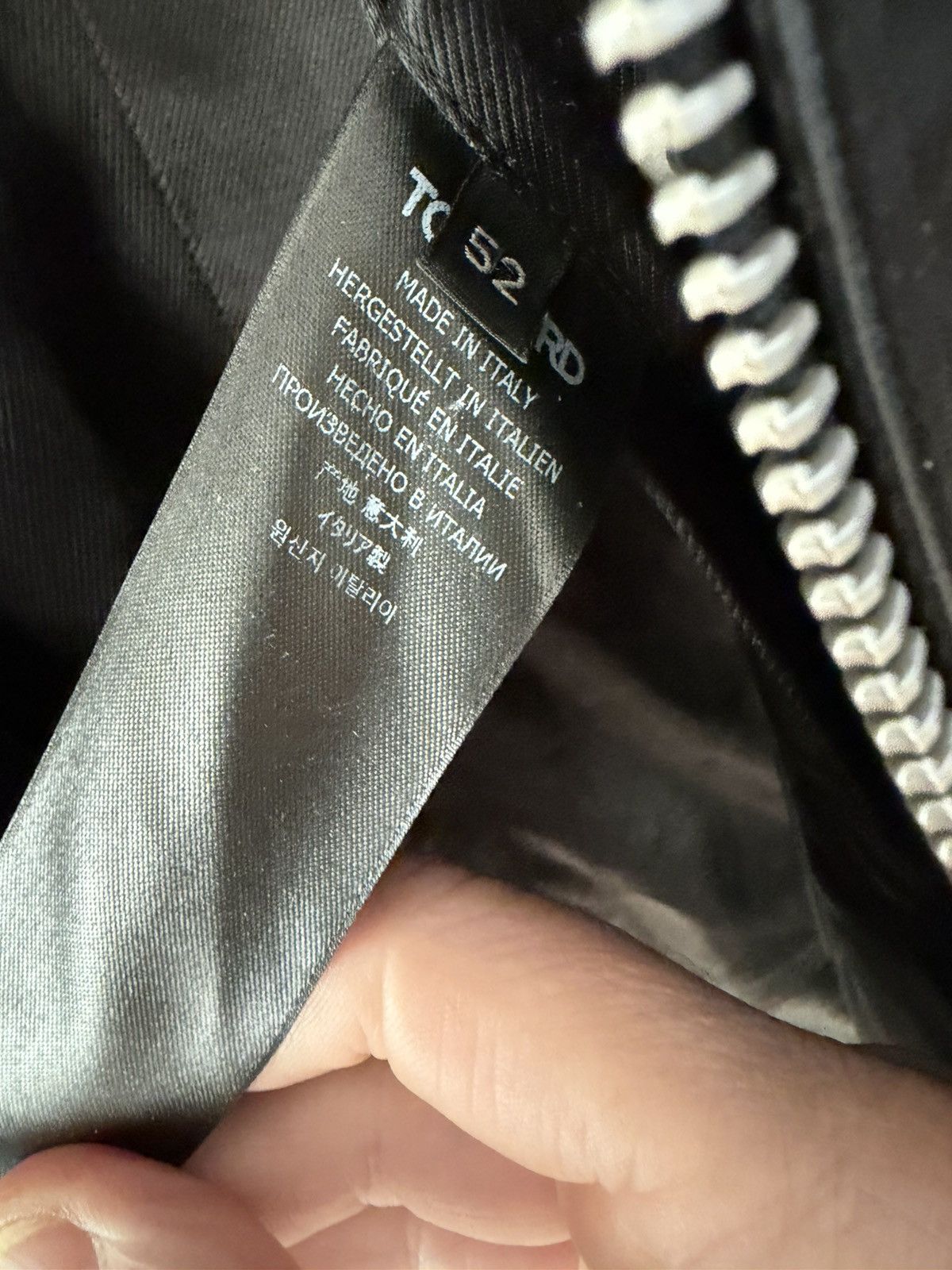 Tom Ford Tom Ford Viscose black caddy Bomber 52/L Size US L / EU 52-54 / 3 - 5 Thumbnail