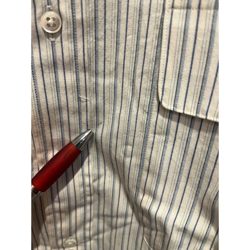 Ralph Lauren NWT Ralph Lauren Shirt Cream Blue Tan Stripe Cotton Collared Size US M / EU 48-50 / 2 - 6 Thumbnail