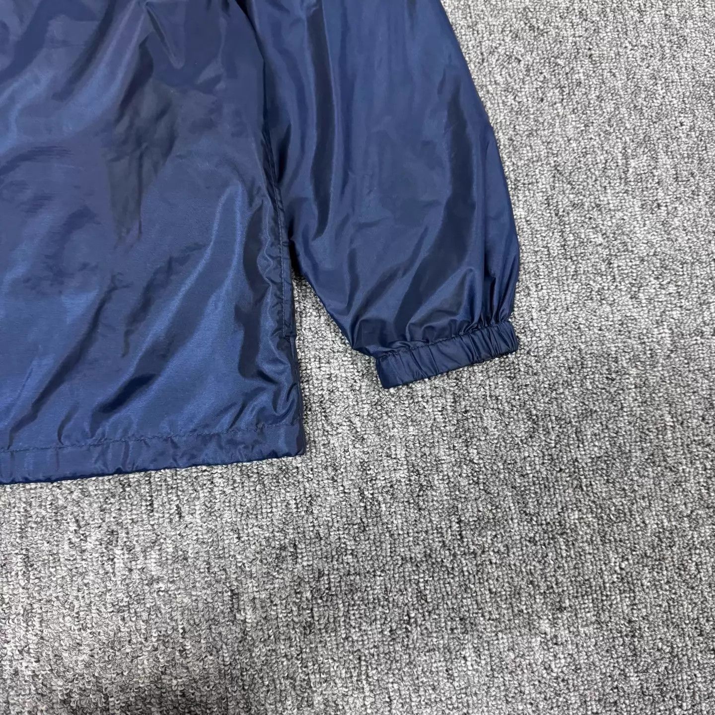Celine Celine Navy Blue Logo Half-Zip Hooded Jacket 36 Size XS / US 0-2 / IT 36-38 - 5 Thumbnail