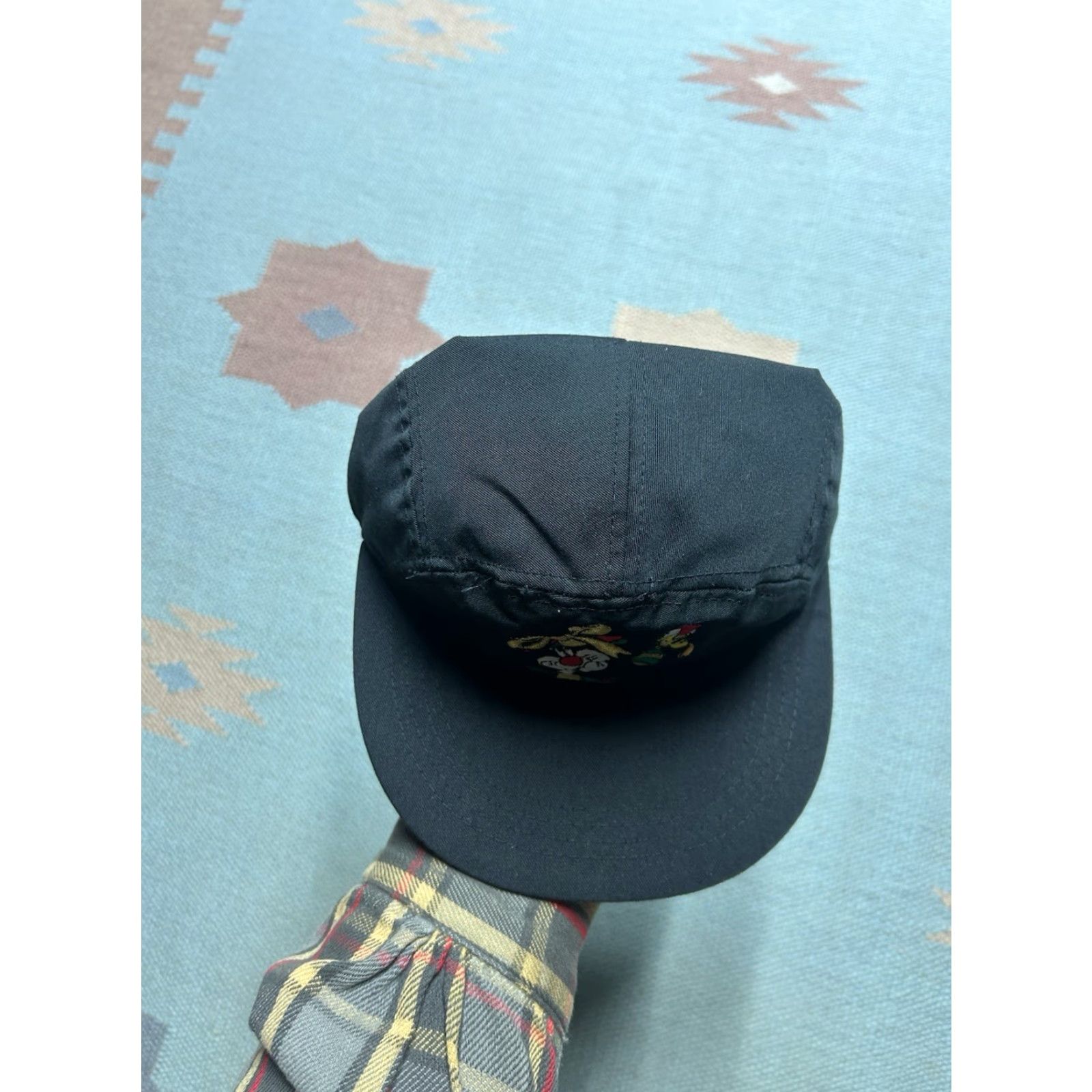 Vintage VINTAGE Looney Tunes 5 Panel Hat Cap Christmas Sylvester Tweety Adult OSFA Black Man Womens Boys Girls? Size ONE SIZE - 3 Thumbnail