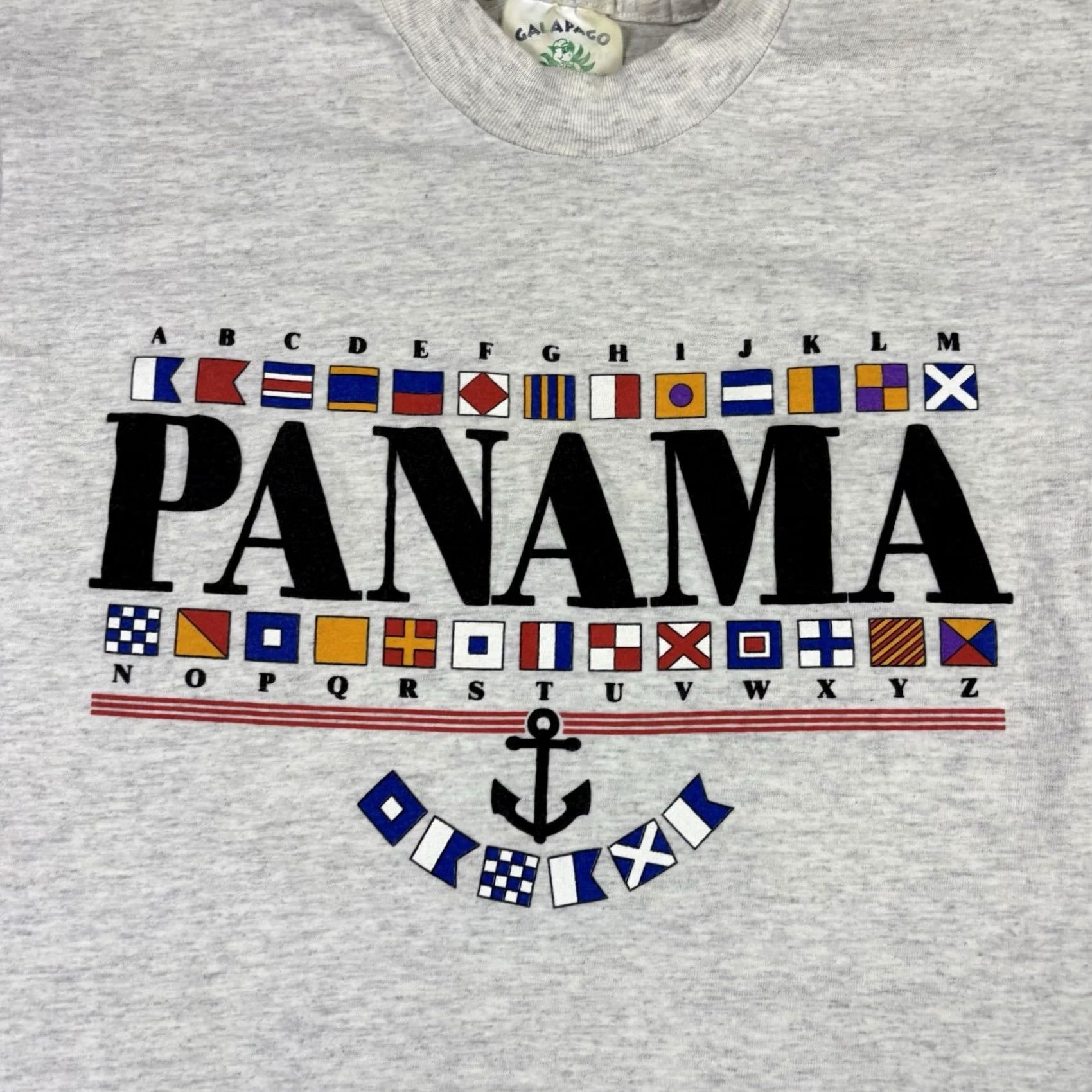 Vintage VINTAGE Panama Flag Art T Shirt Gray Adult Small Shirt Mens 90s Graphic Print Crew Neck Short Sleeve Cotton Knit Vintage Theme Art USA 90s Size US S / EU 44-46 / 1 - 3 Thumbnail