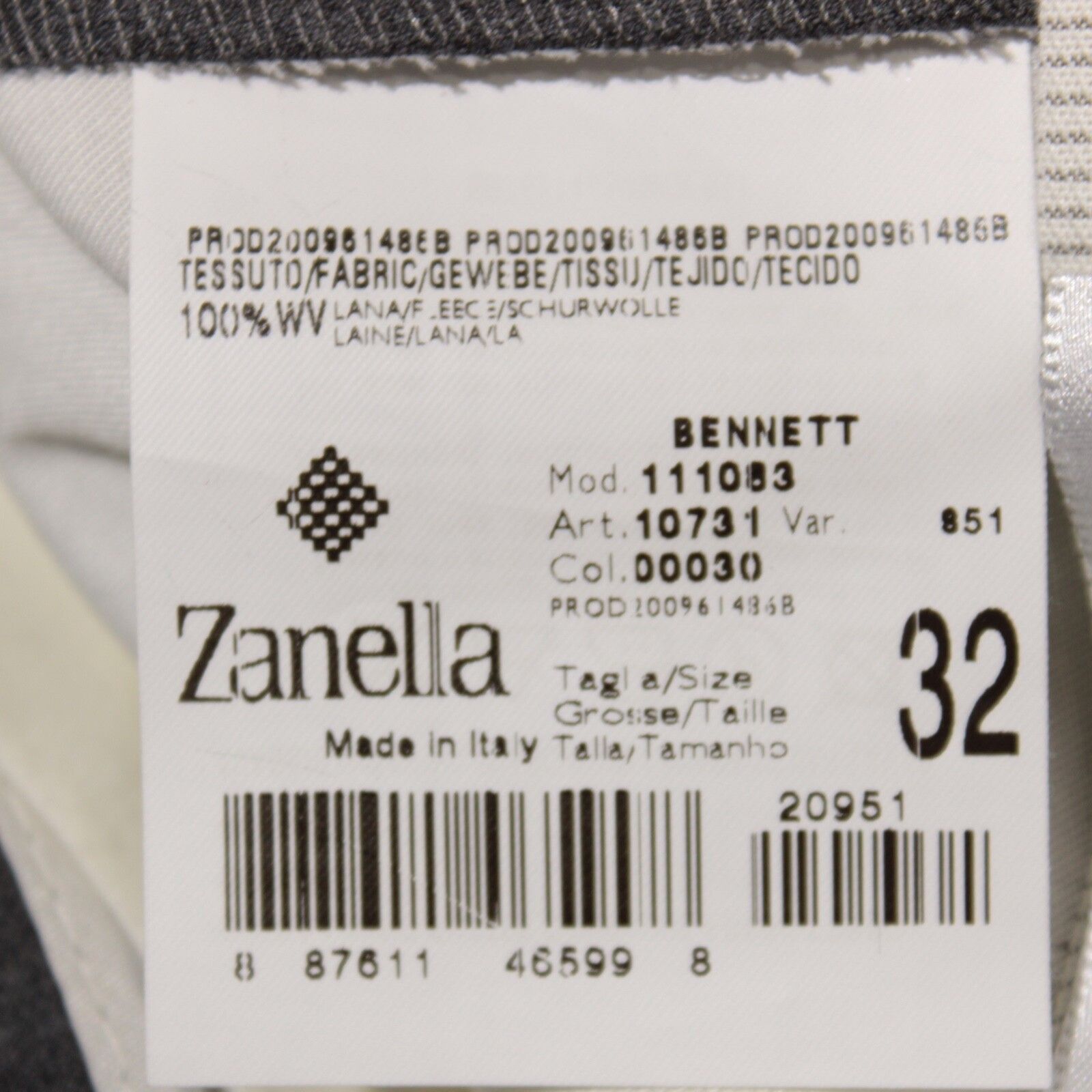Zanella Zanella New with tags Dress Pants Size 32 US In Gray Size US 32 / EU 48 - 5 Thumbnail