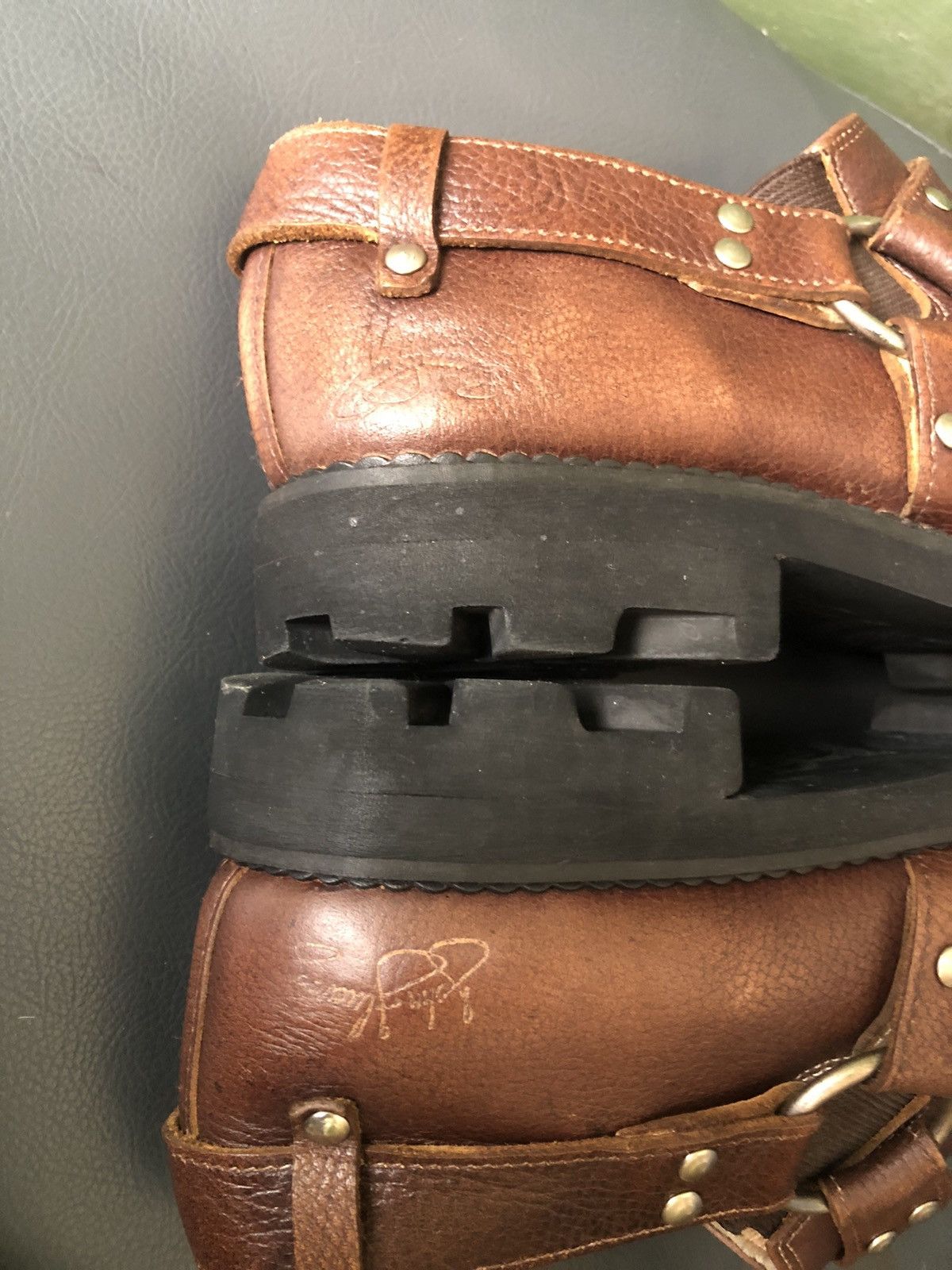 John Fluevog John Fluvog Brown Leather Men’s Shoes Size 11.5 Size US 11.5 / EU 44-45 - 13 Thumbnail