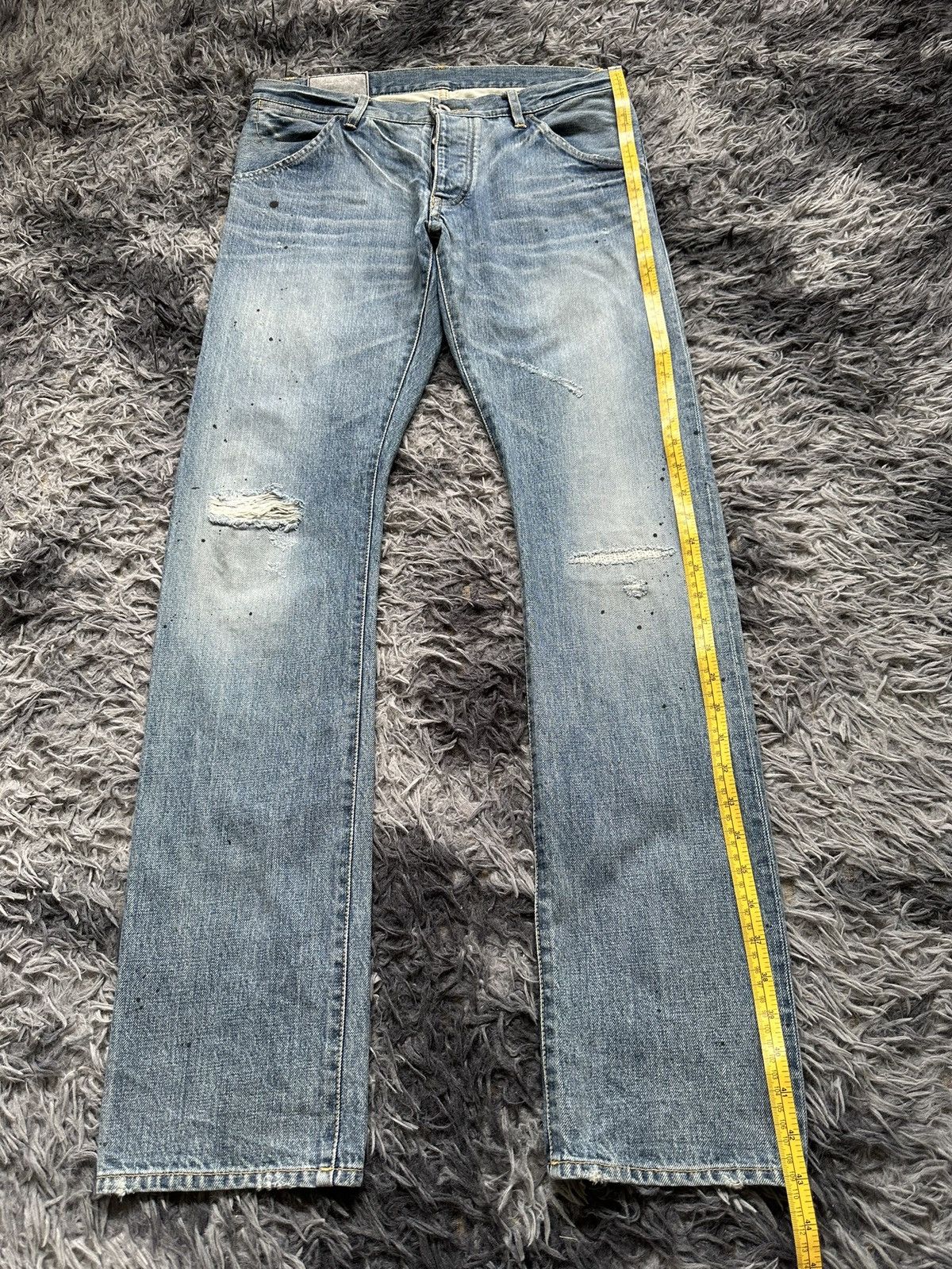 Kazuyuki Kumagai Attachment 2010's Attachment Japan distressed blue denim Size US 32 / EU 48 - 20 Thumbnail