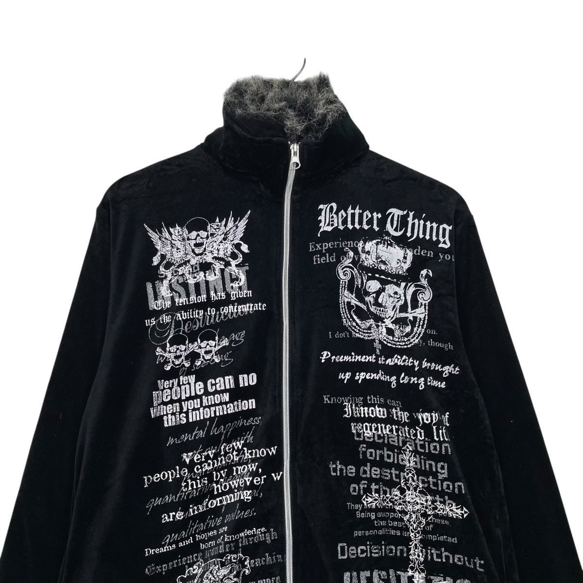 Japanese Brand Beaumont Carr Poem Zipper Jacket Size US M / EU 48-50 / 2 - 2 Thumbnail