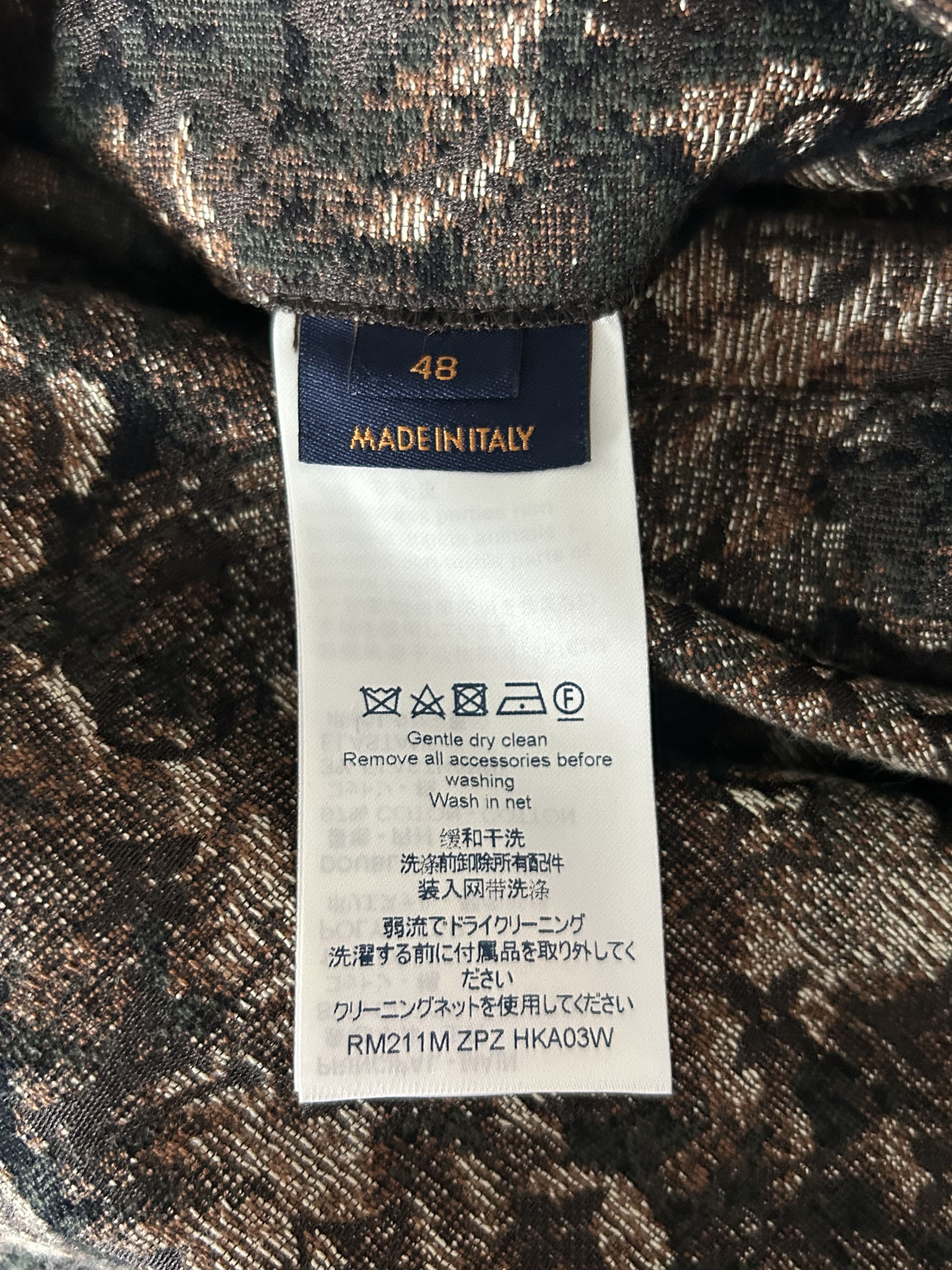 Louis Vuitton Louis Vuitton Brown Tapestry Monogram Shearling Jacket Size US M / EU 48-50 / 2 - 4 Thumbnail