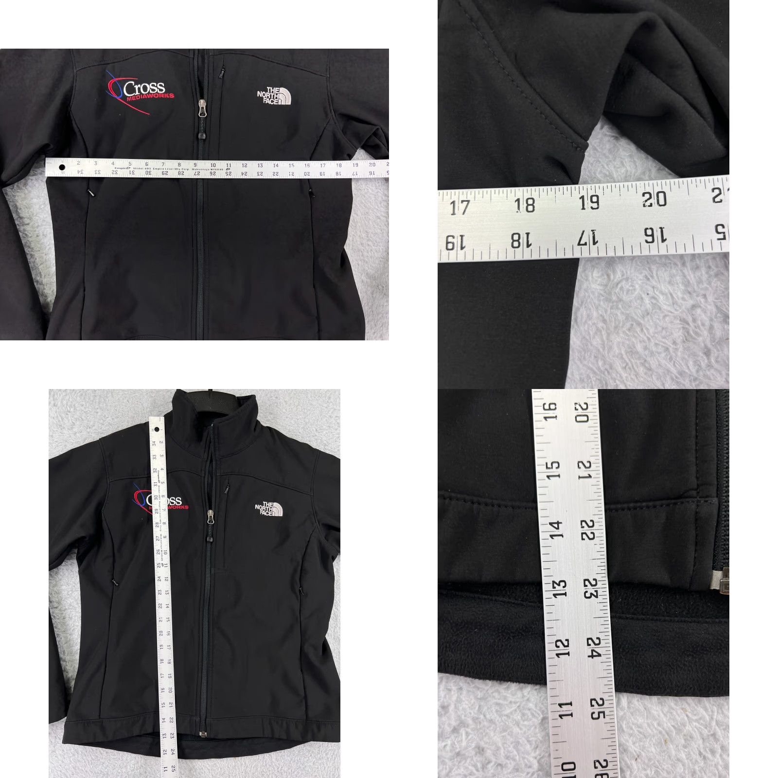 The North Face The North Face Jacket Women S Black Apex Mock Neck Full Zip Poly Blend Athletic Size S / US 4 / IT 40 - 9 Thumbnail
