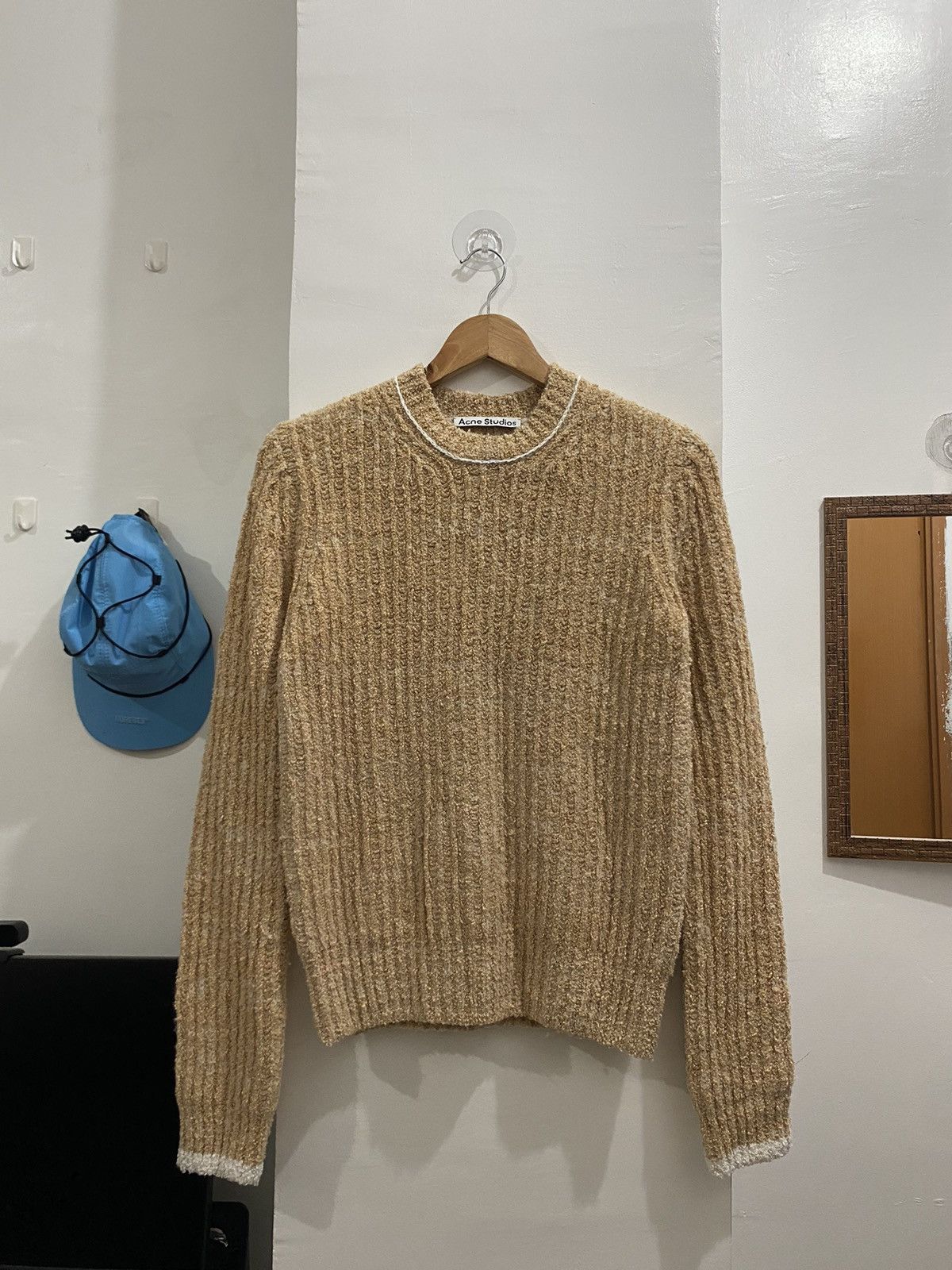Acne Studios × Designer ACNE STUDIOS FLUFFY TEDDY KNITTED SWEATER Size S / US 4 / IT 40 - 1 Thumbnail