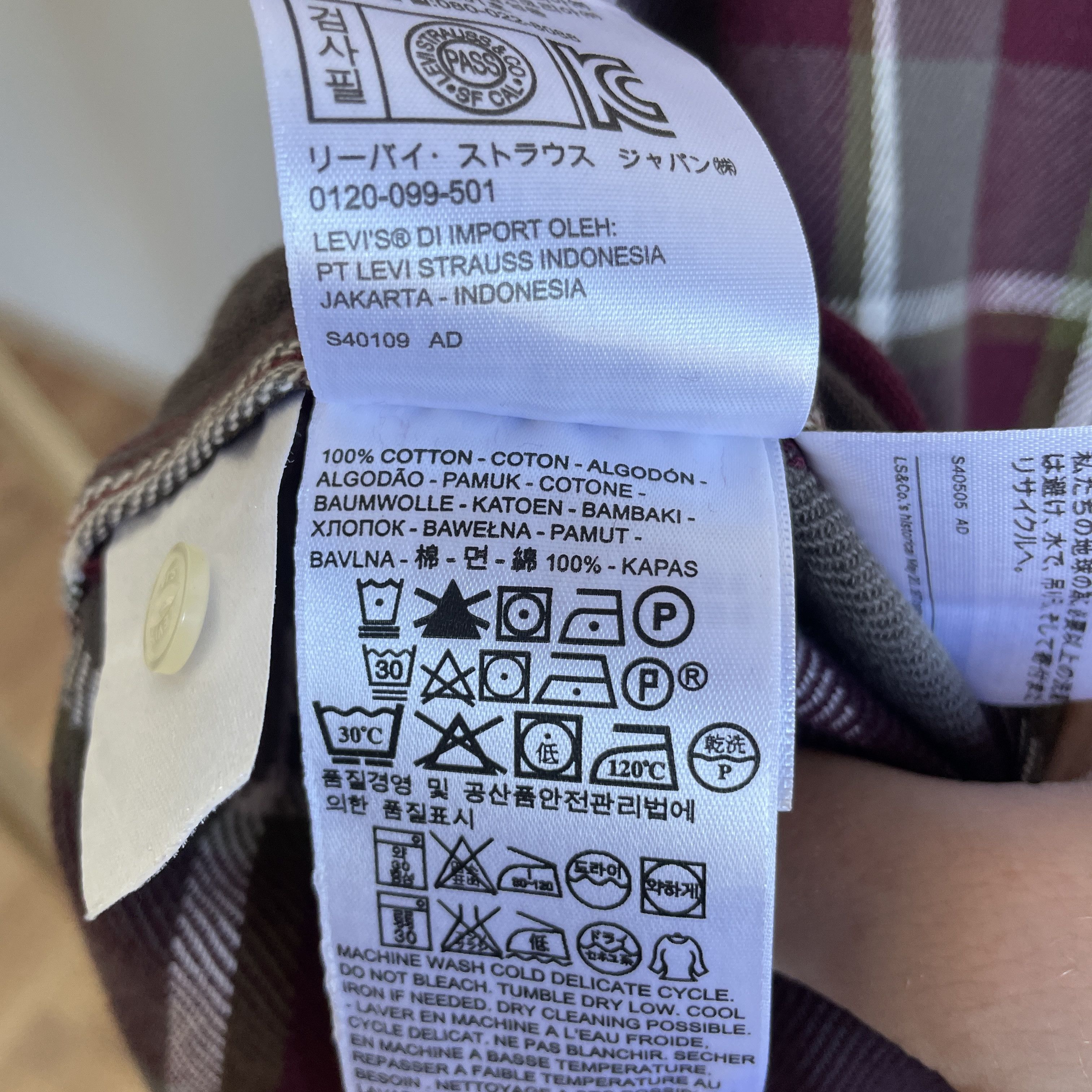 Levi's Levi's Checkered Flannel Shirt Size M Size US M / EU 48-50 / 2 - 8 Thumbnail