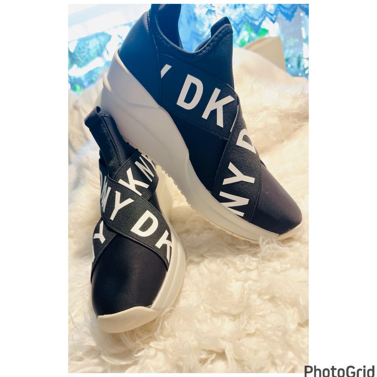 DKNY DKNY Leya Wedge Sneakers Size US 7.5 / IT 37.5 - 3 Thumbnail