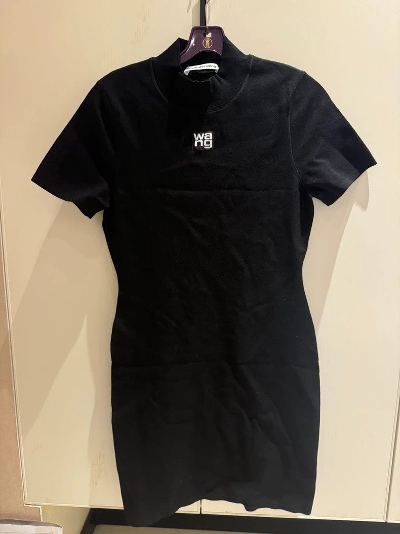 Alexander Wang Knit Short Sleeve Dress