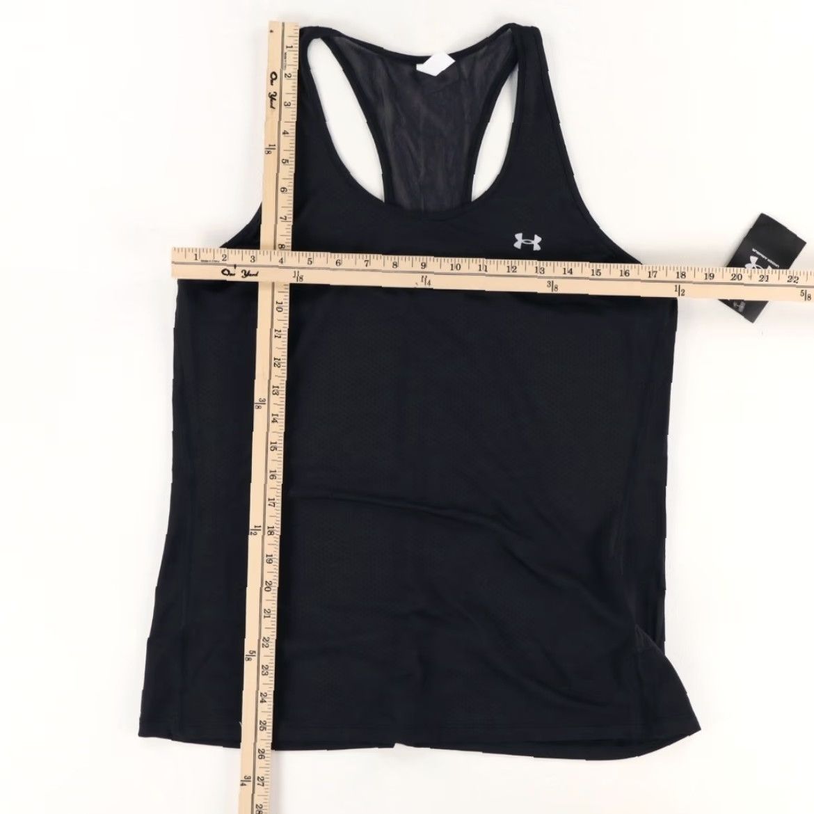 Under Armour Under Armour Heat Gear Racer Tank Top Black Women's XL Shirt Size XL / US 12-14 / IT 48-50 - 3 Thumbnail