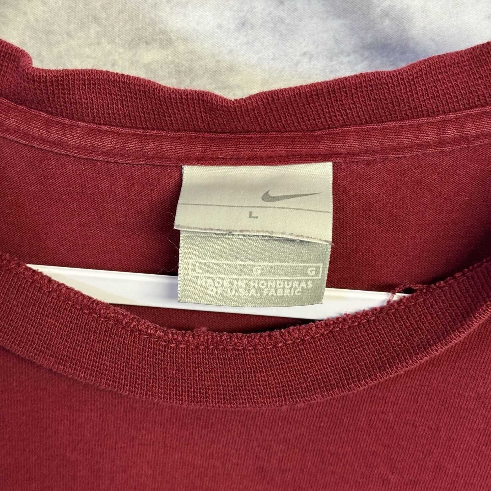Vintage Vintage Y2K Nike T Shirt Mens Large Red Short Sleeve Size US L / EU 52-54 / 3 - 4 Thumbnail
