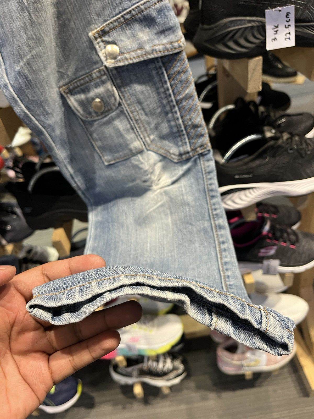 Japanese Brand × Vintage Vintage Jeans De Art Distressed Multi Pocket Size US 31 - 14 Thumbnail