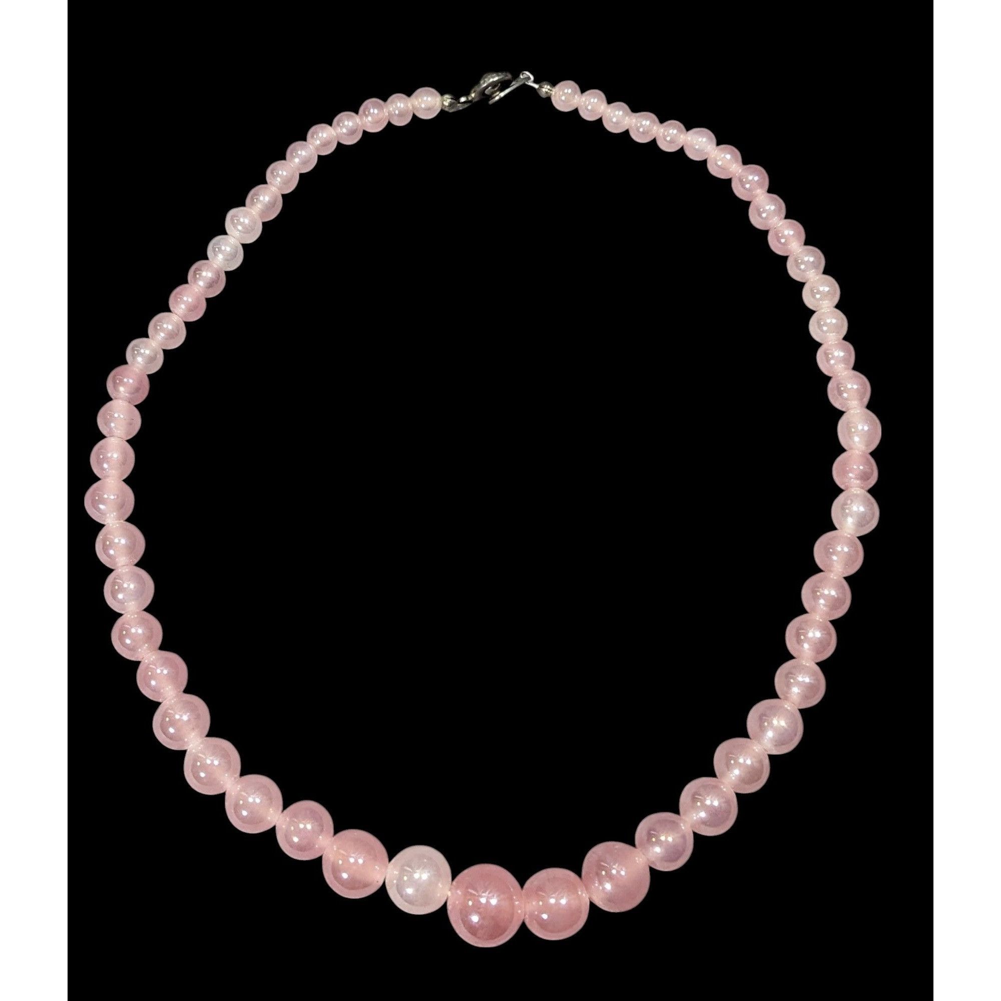 Other Vintage Coquette Japanese Pink Rose Quartz Super Polished Be Size ONE SIZE - 1 Thumbnail