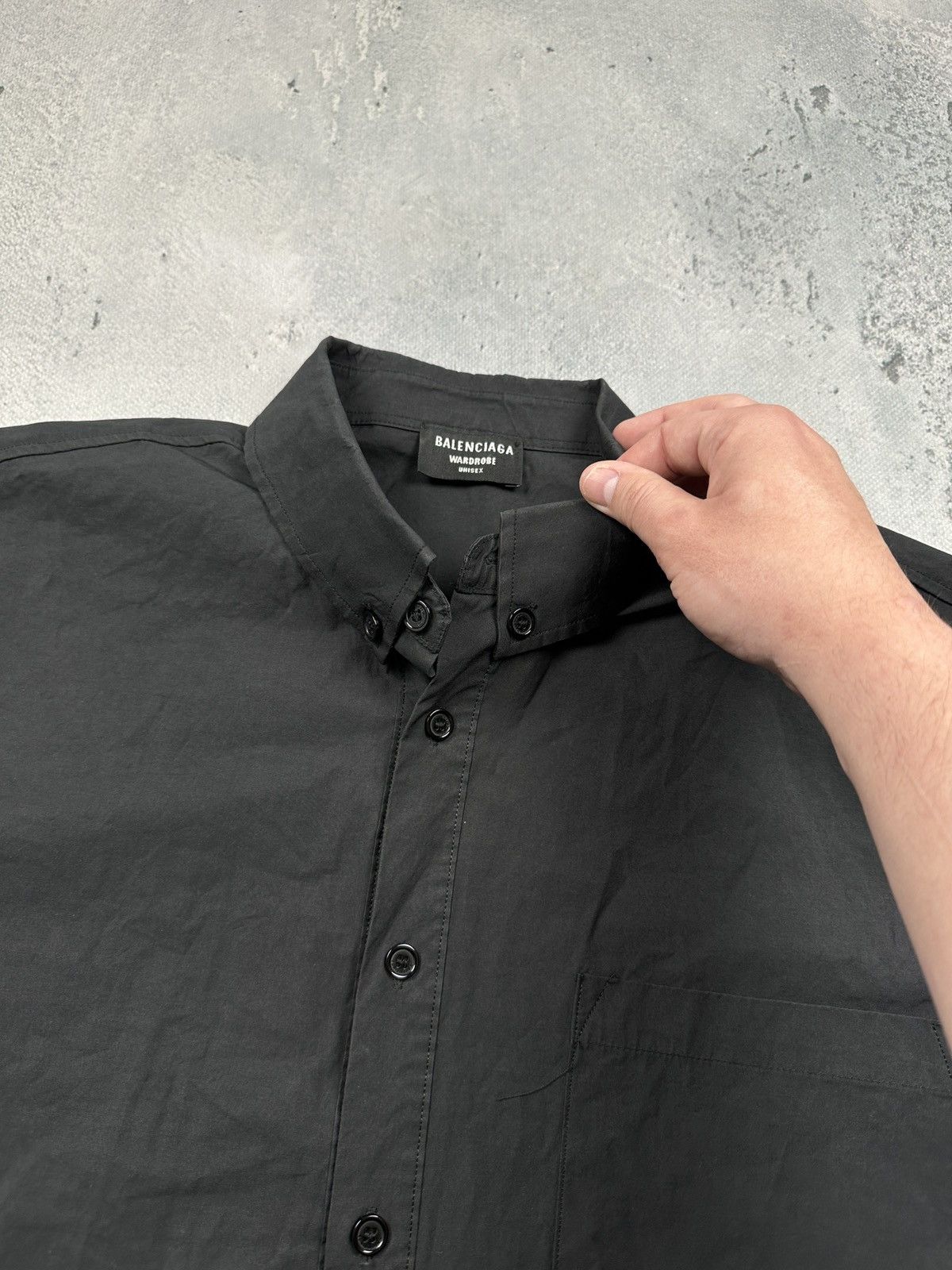 Balenciaga Balenciaga Tape Type Logo Shirt Black Lux Runway Oversized Size US M / EU 48-50 / 2 - 12 Thumbnail