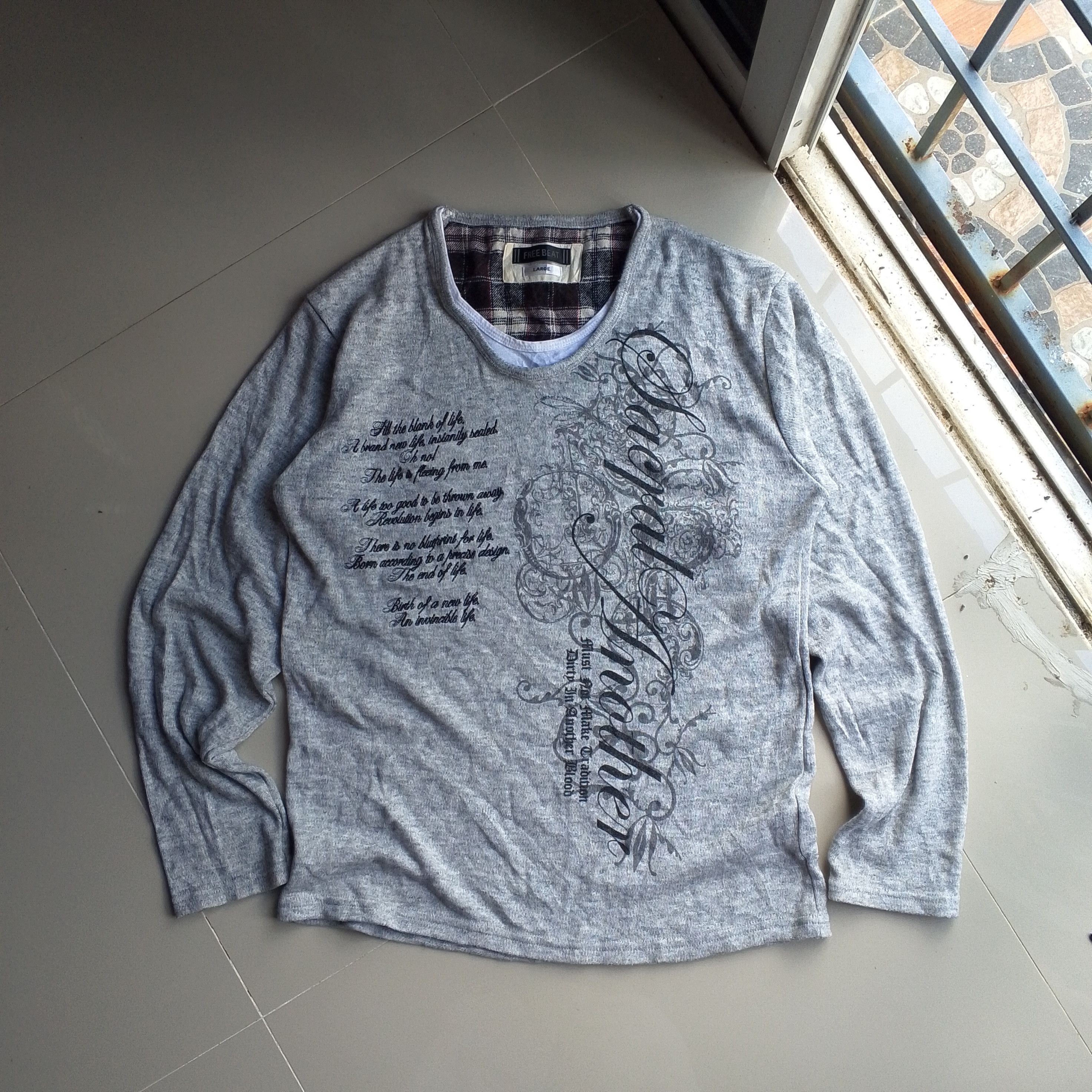 Y2k Japanese Brands Free Beat Layered Punk LGB Style