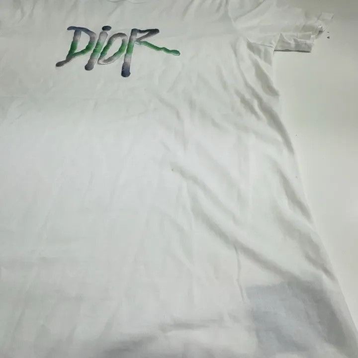 Dior Dior Dior Shawn Stussy Gradient Embroidered T-Shirt 0079-2 Size US S / EU 44-46 / 1 - 1 Thumbnail