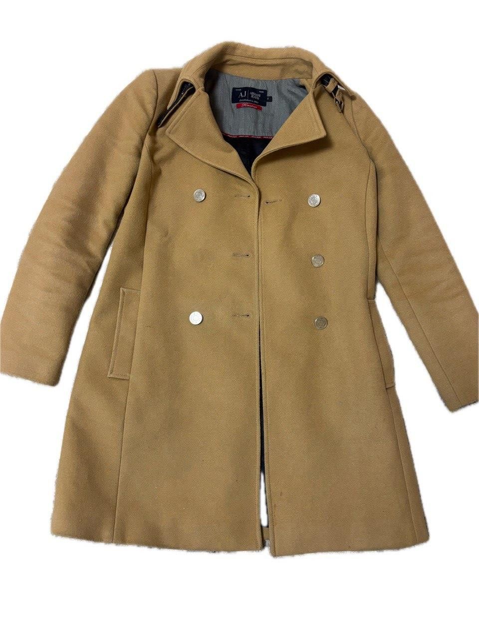 Armani Armani Jeans Camel Wool Coat – Women’s EU 38 – “Timeless” Size XS / US 0-2 / IT 36-38 - 19 Thumbnail