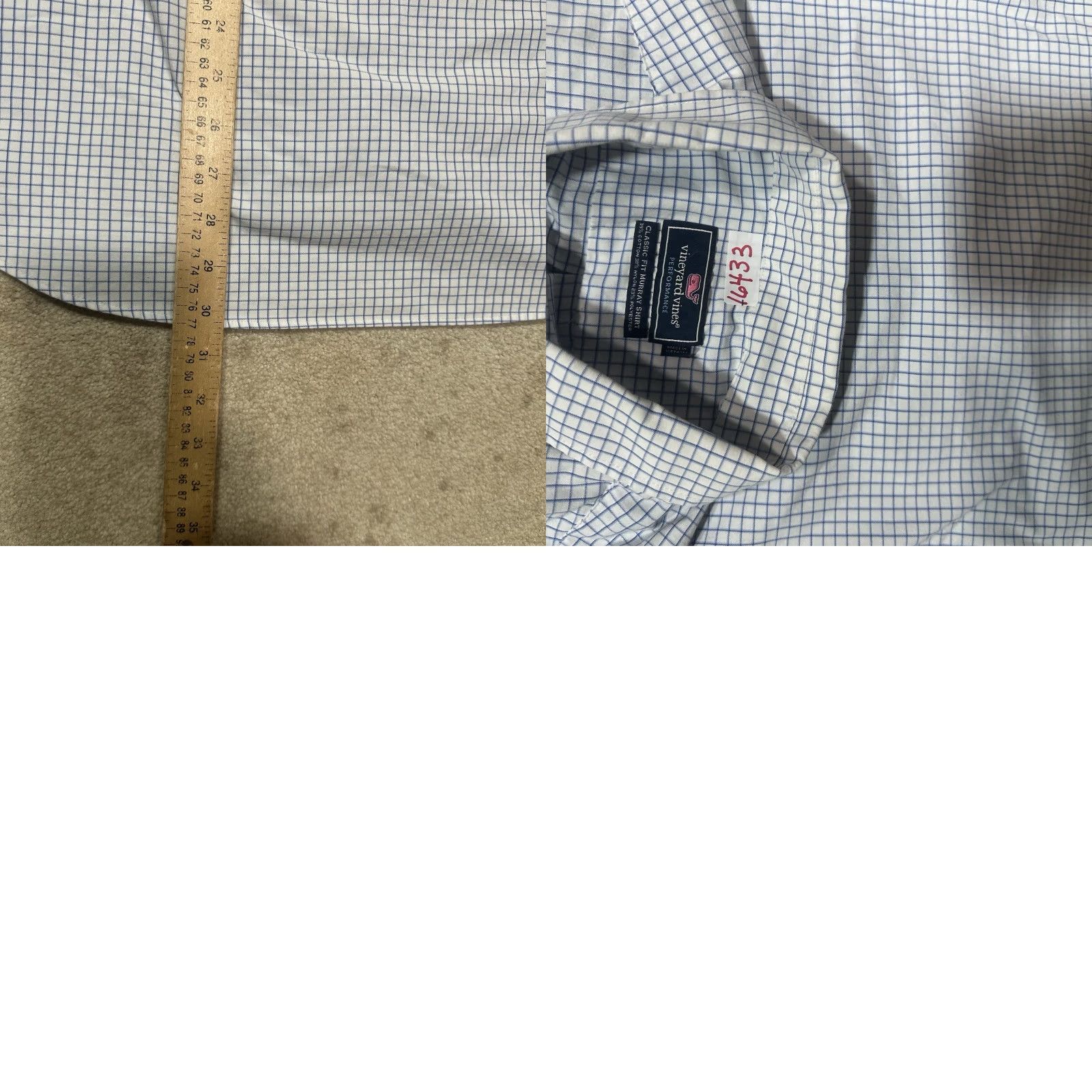 Vineyard Vines Vineyard Vines Murray Shirt Button-Up Shirt Men XL Blue White Check Murray Shirt Size US XL / EU 56 / 4 - 8 Thumbnail