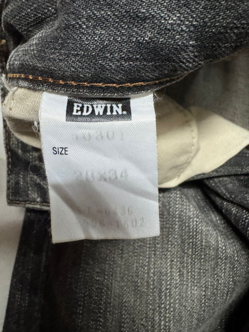 Edwin 💥503 Bootcut💥Vintage Edwin Rebel Sand Washed Dark Denim Jean Size US 27 - 11 Thumbnail