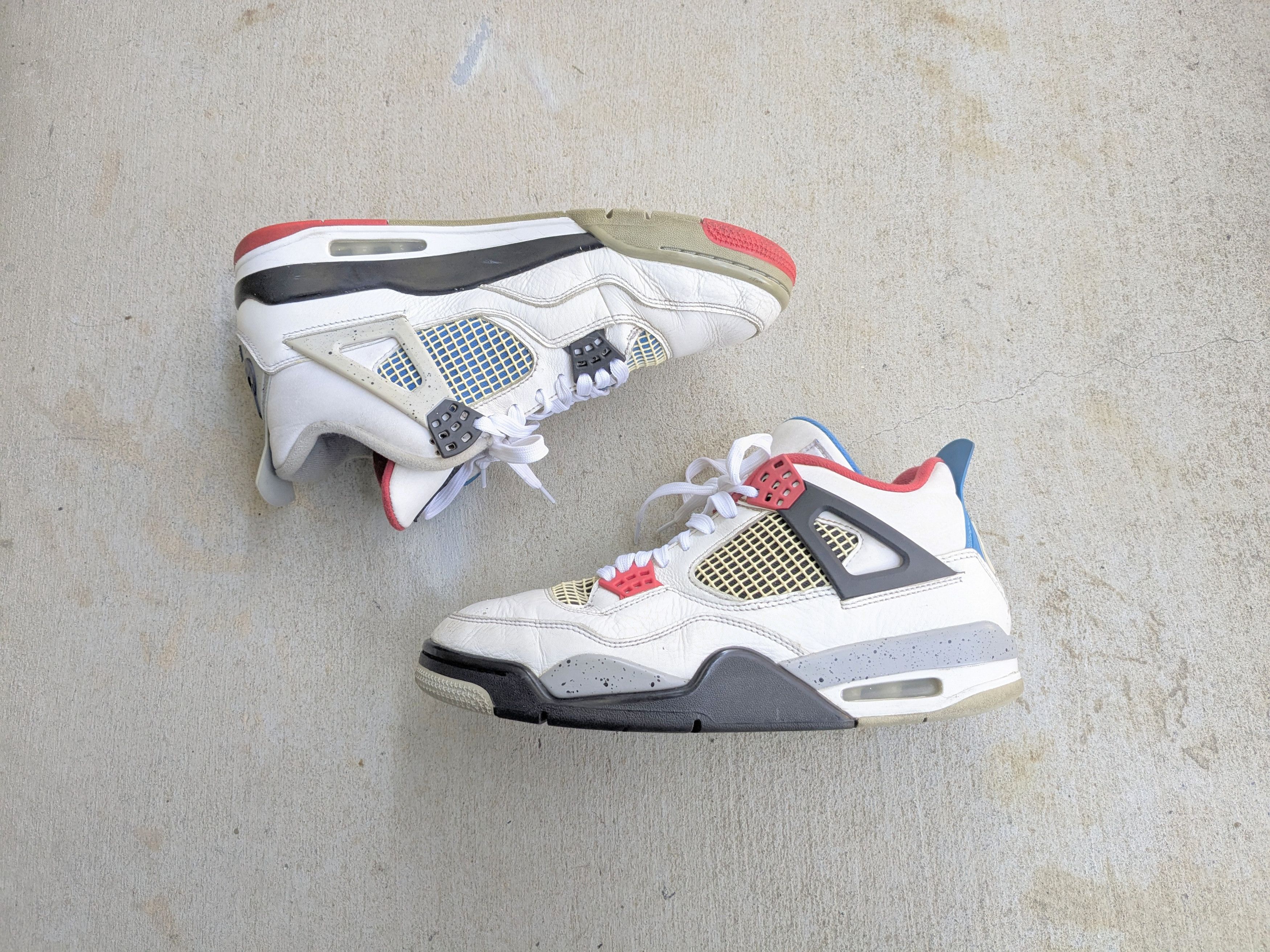 Jordan Brand Nike Air Jordan 4 Retro What The 10 CI1184-146 Leather Size US 10 / EU 43 - 1 Thumbnail