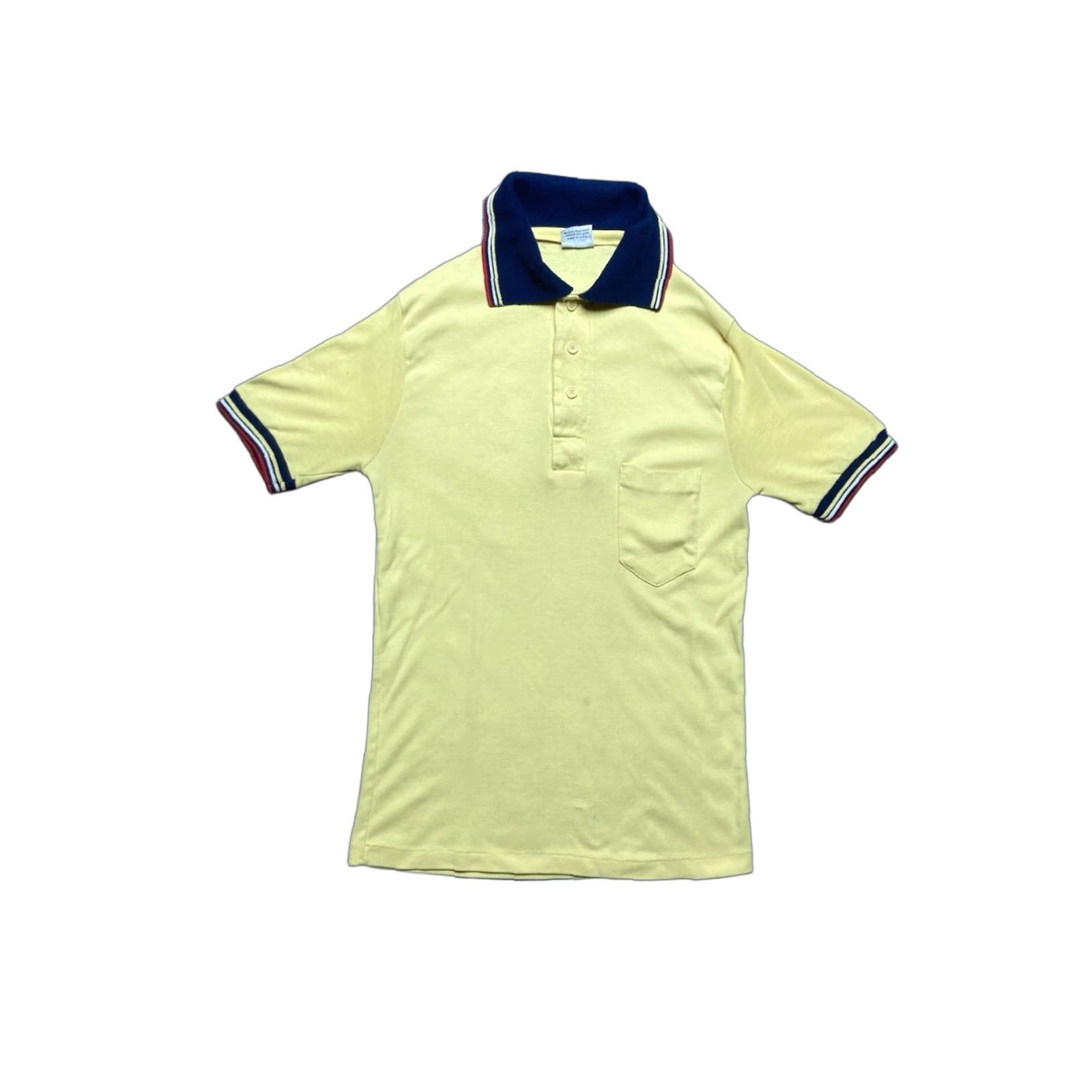Hanes VINTAGE Hanes Polo Shirt Short Sleeve Striped Ringer Medium Size US M / EU 48-50 / 2 - 1 Thumbnail