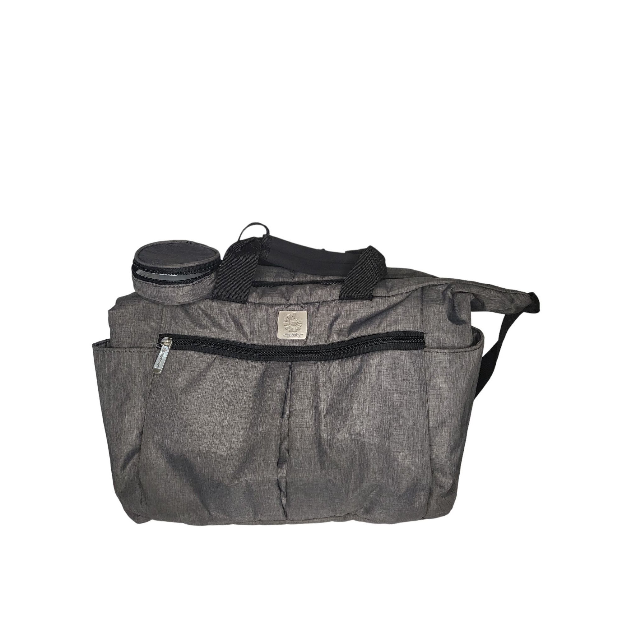 Other Ergobaby Multi Pocket Diaper Shoulder Bag Gray Medium Utilit Size ONE SIZE - 1 Thumbnail