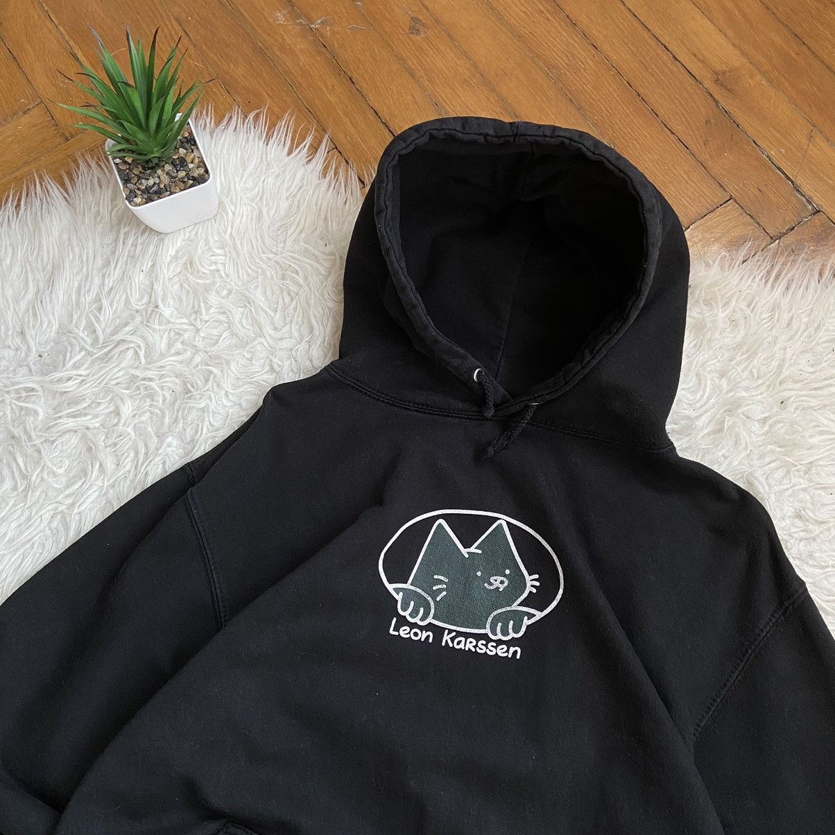 RIPNDIP × Vintage 📌 Crazy Leon Karssen Faded Y2K Skate hoodie Size US M / EU 48-50 / 2 - 3 Thumbnail