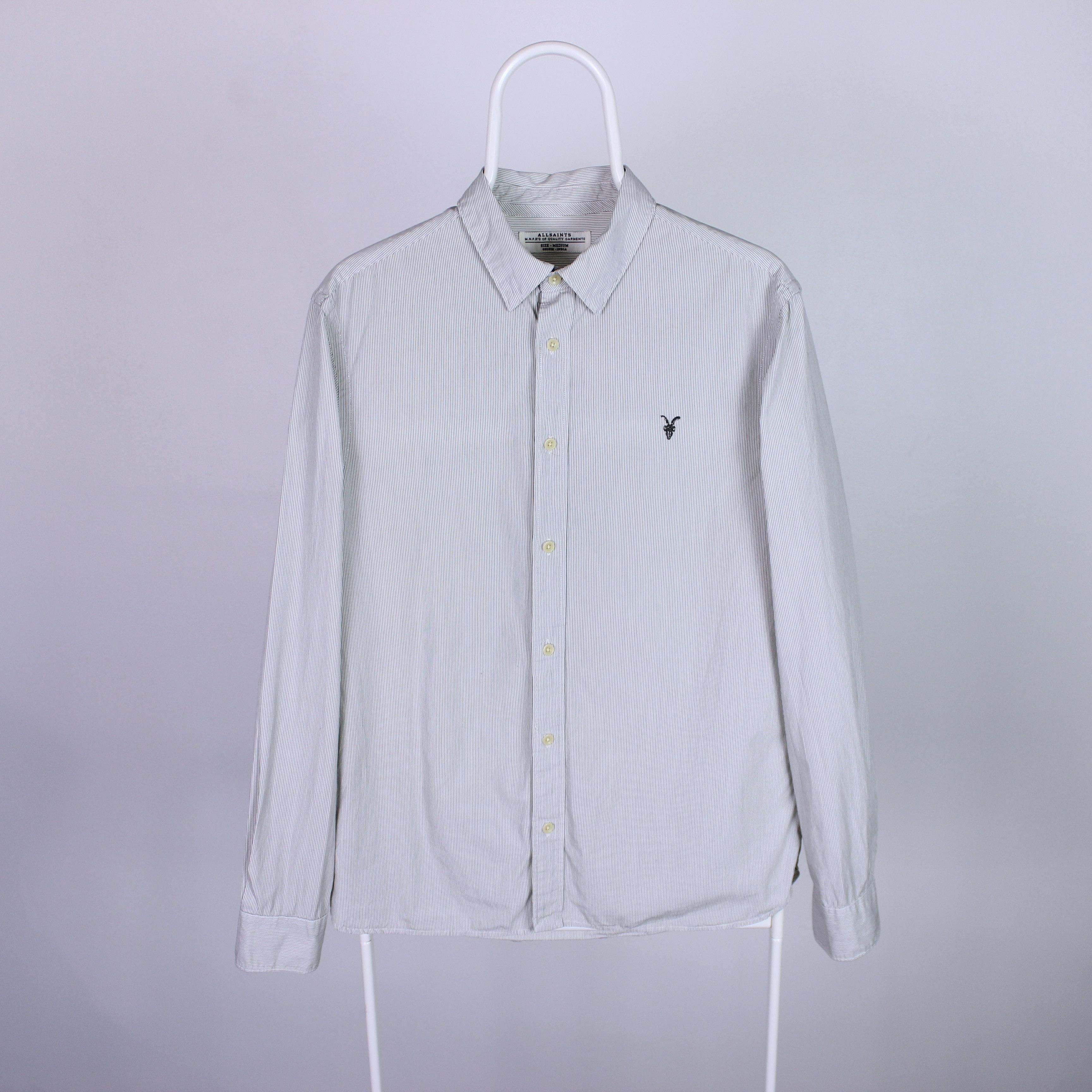Allsaints Allsaints men shirt cotton buttons ups S M Size US M / EU 48-50 / 2 - 5 Thumbnail