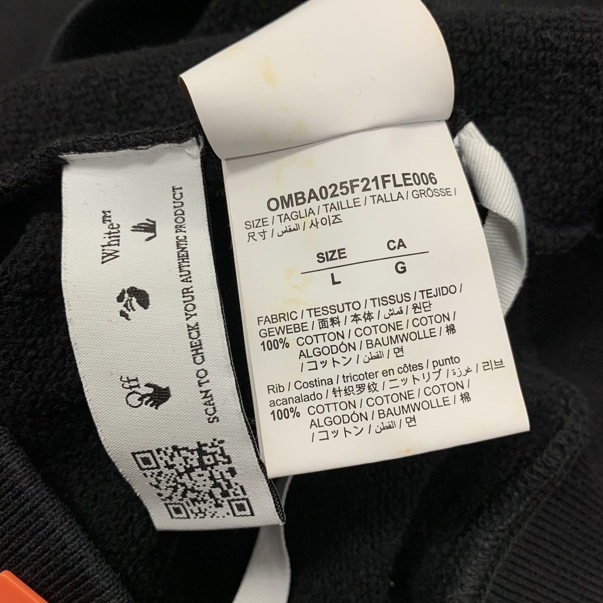 Off-White Off White Medium Degrade Arrows Black Sweatshirt Crewneck Size US M / EU 48-50 / 2 - 9 Thumbnail