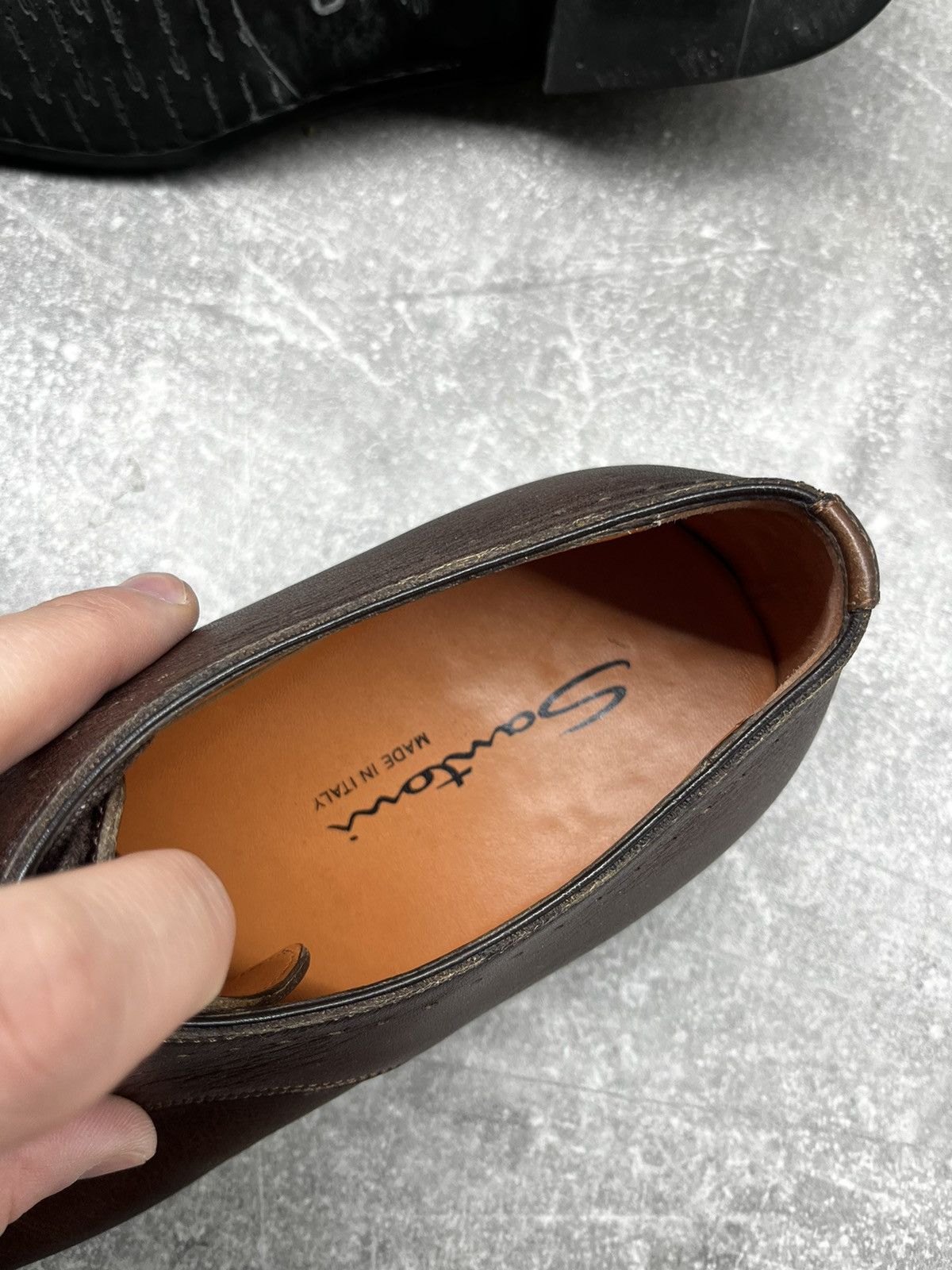 Leather × Santoni Santoni Size US 9 / EU 42 - 11 Thumbnail