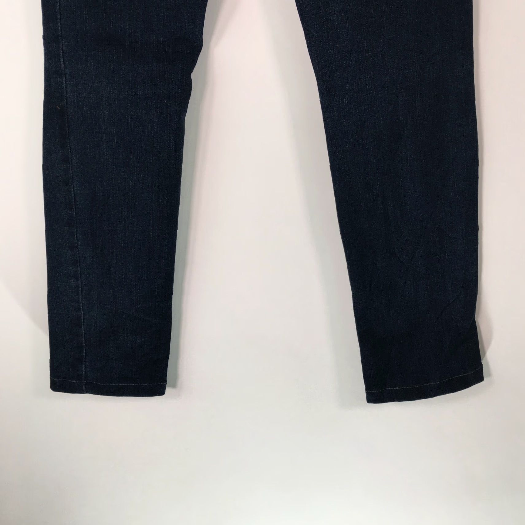 Denime Tractr Womens Dark Blue Denim Skinny Jeans Size 28 28x28 High Rise 5-Pocket Regular Fit Size 28" / US 6 / IT 42 - 6 Thumbnail