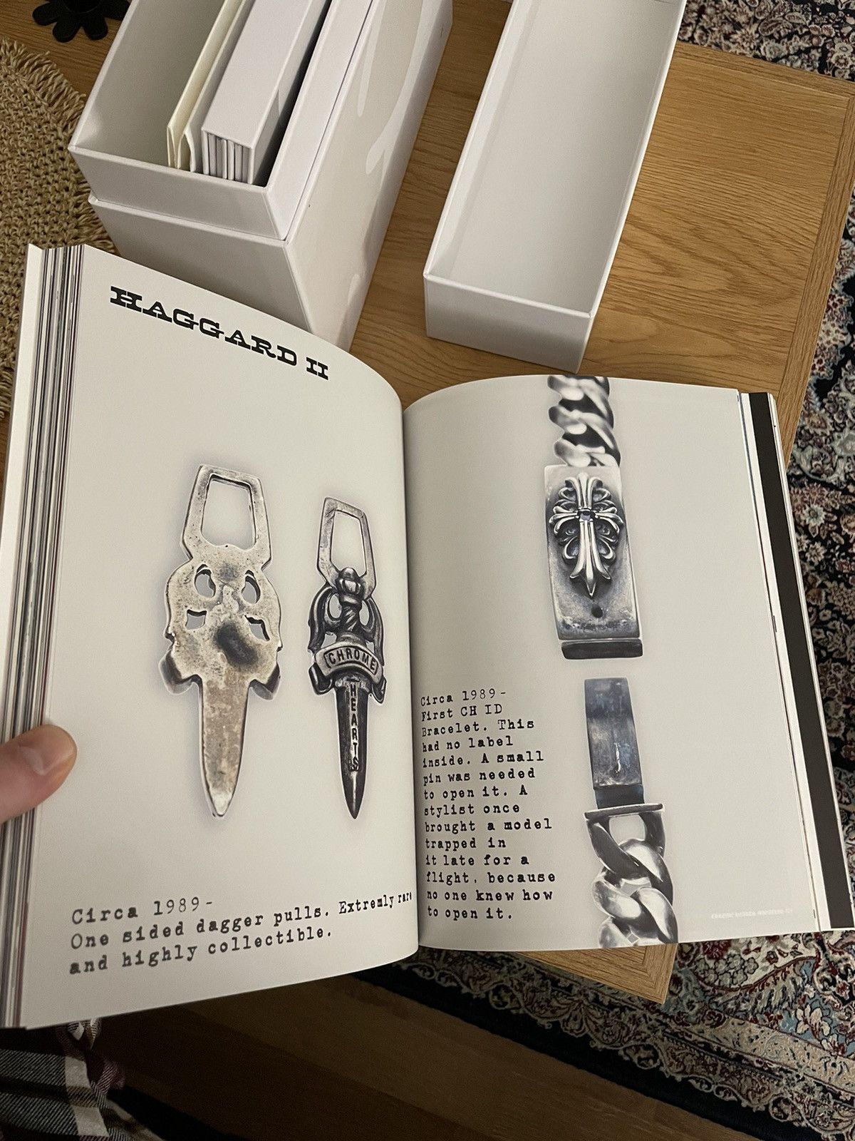 image of Chrome Hearts Magazine Series 2 Volume 1-7 in White, Men's