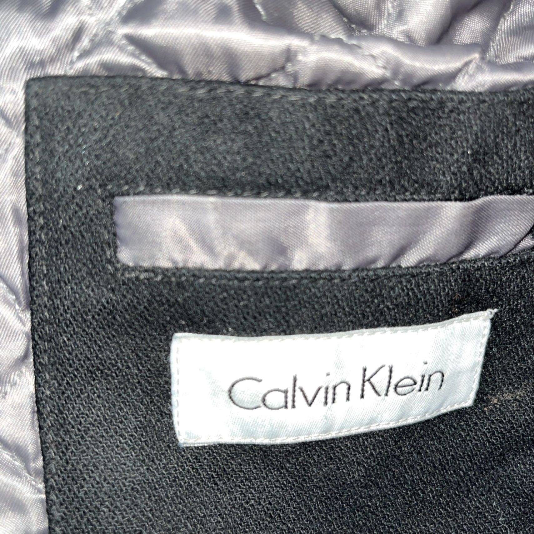 Calvin Klein VINTAGE Calvin Klein Pea Coat Jacket Mens S Black Wool Lined Anchor Buttons Notched Collar Pockets 90s Grunge Fashion Classic Size US S / EU 44-46 / 1 - 6 Thumbnail