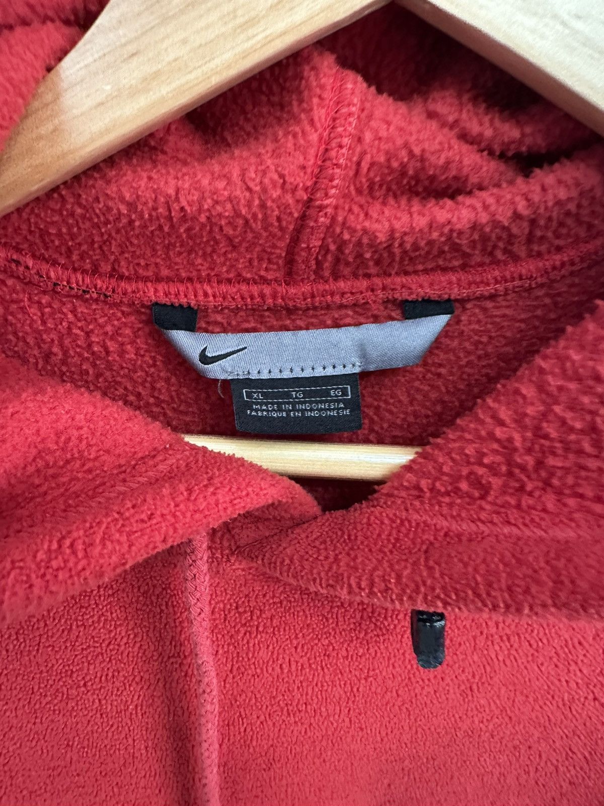 Nike Y2K Nike Fleece Hoodie Size US XL / EU 56 / 4 - 3 Thumbnail