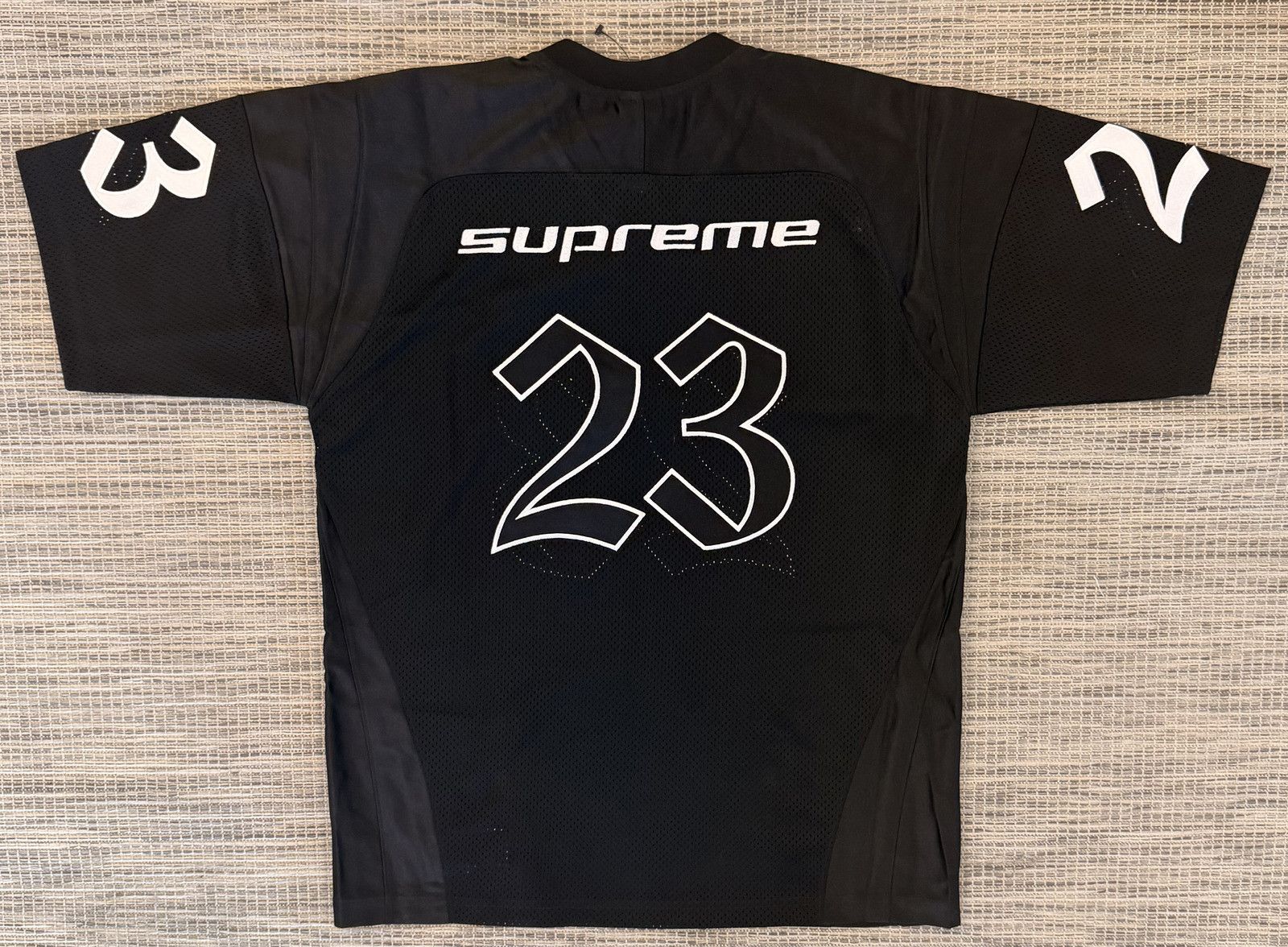 Supreme x Jordan Black Warm Up Jersey
