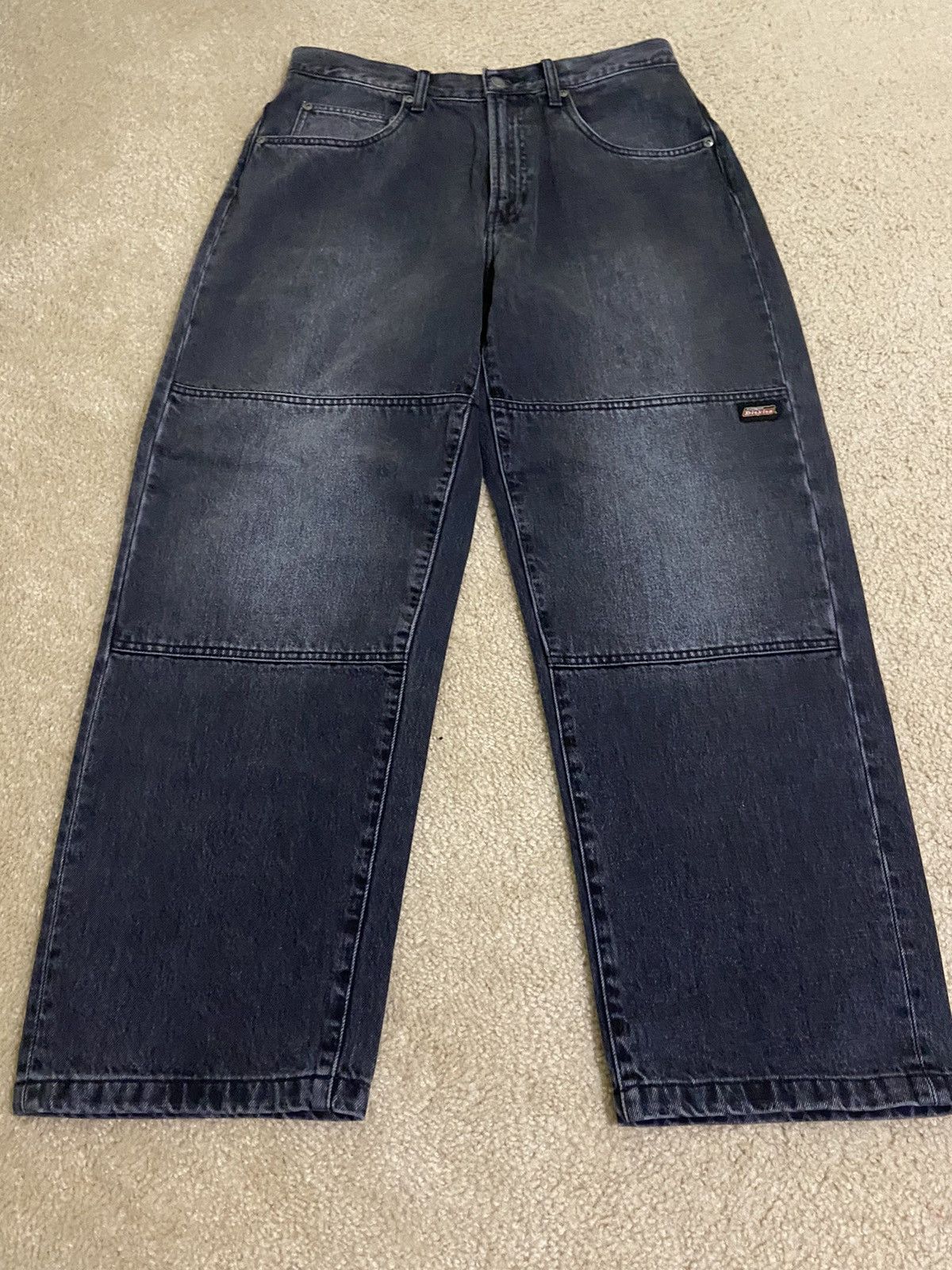 Supreme Supreme x Dickies Size 32 Double Knee Baggy Jeans Washed