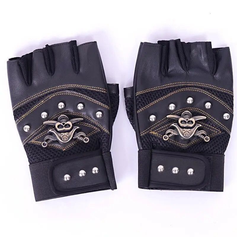 Jean × Leather × Vintage Rock Med Gloves Size ONE SIZE - 2 Thumbnail