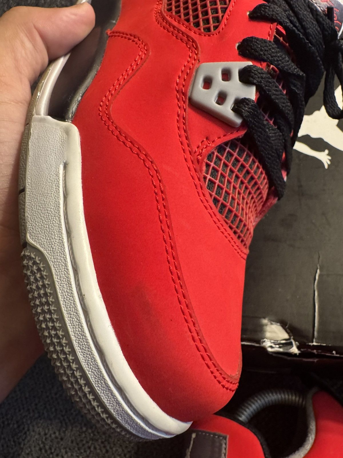 Jordan Brand Air Jordan Toro Red 4 Size US 5.5 / IT 35.5 - 4 Thumbnail