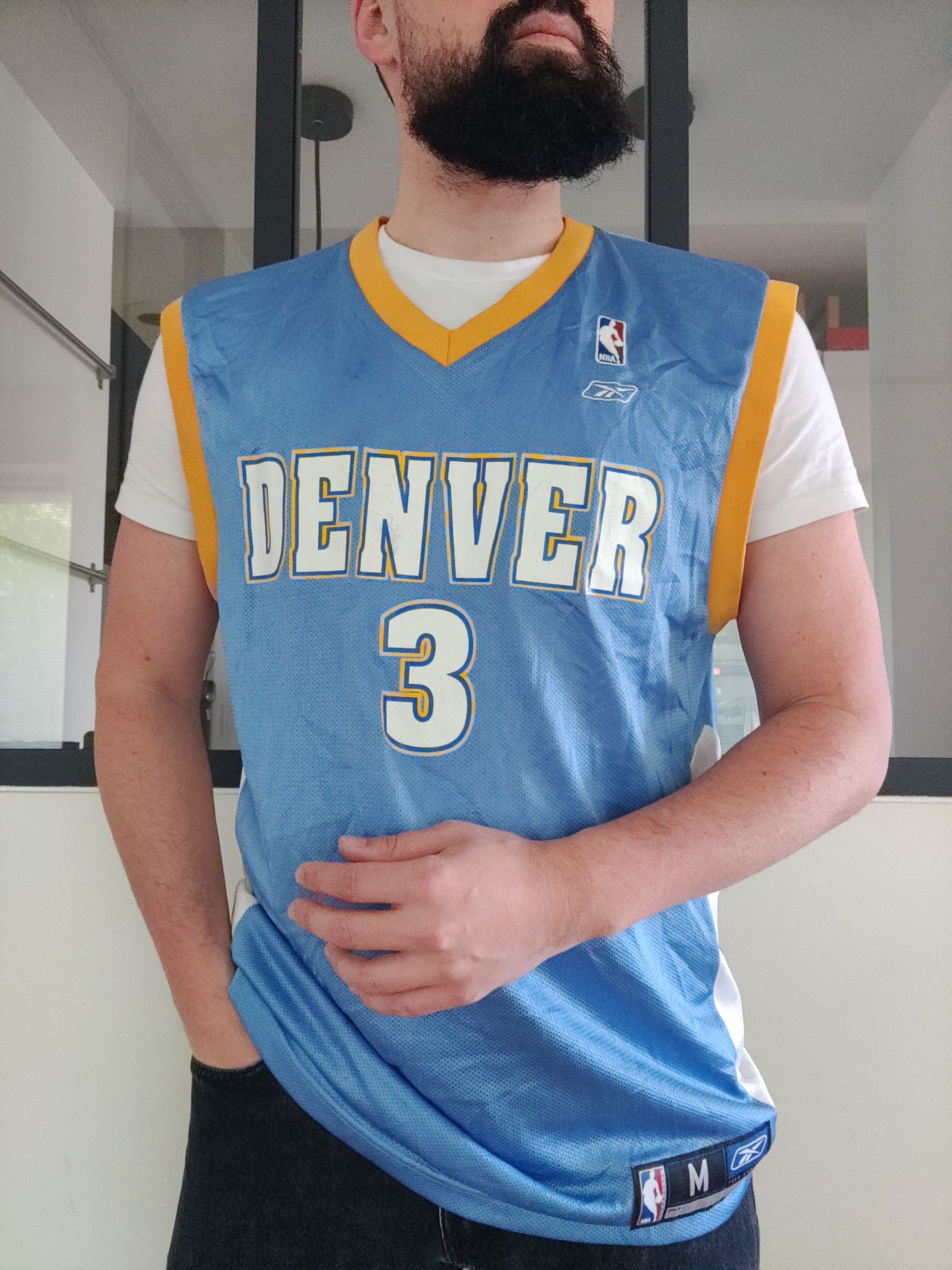 Reebok Reebok NBA Denver Nuggets Yarbrough #3 Jersey 2002-03 M Size US M / EU 48-50 / 2 - 2 Thumbnail