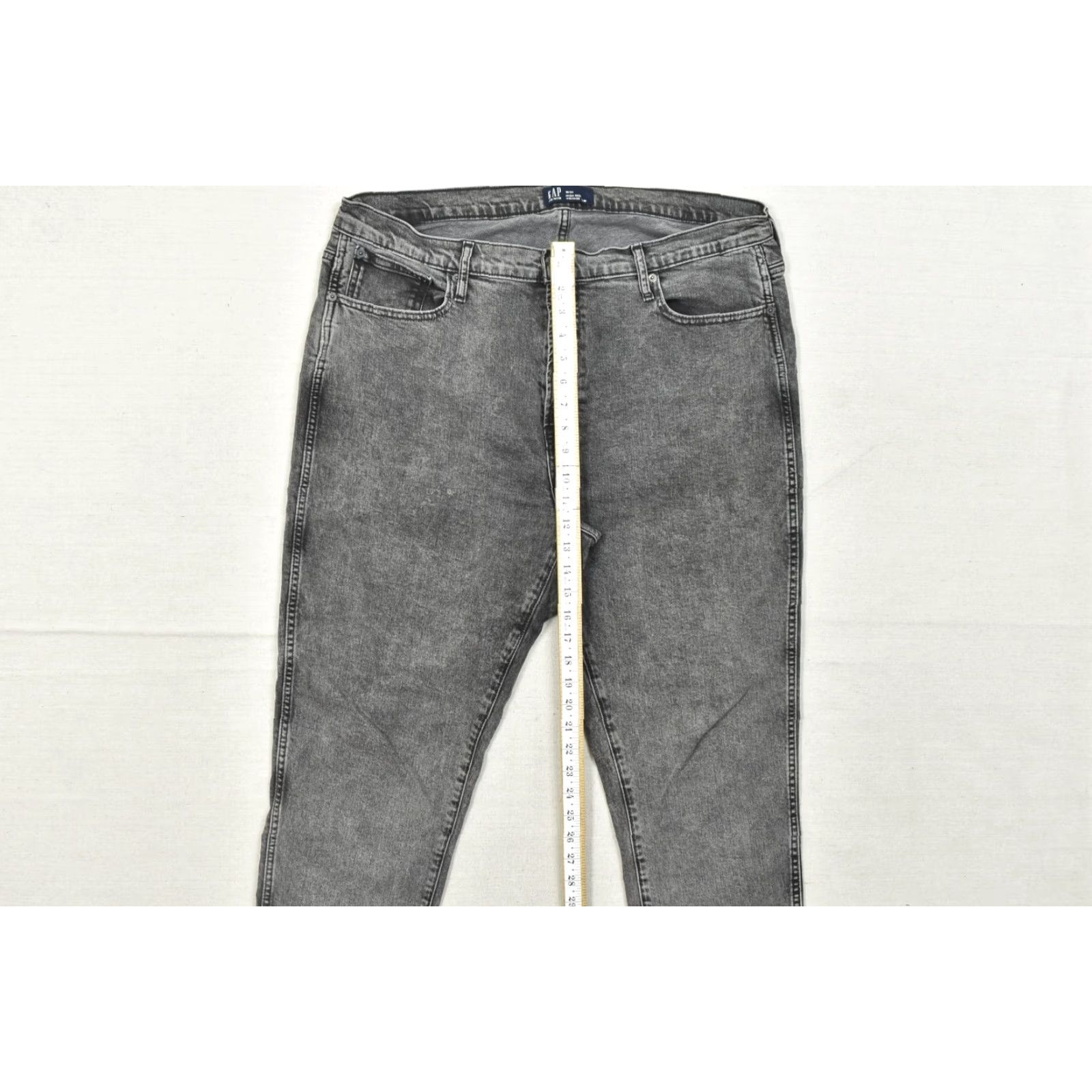Gap Gap Denim Women's 18/34 High Rise Slim Gray Button Fly Jeans Cotton Denim 5-Pocket 90s Vintage 1969 Mens Womens Boys Girls Size 40" / US 18 - 6 Thumbnail