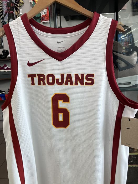 Nike NEW Nike USC Trojans Bronny James Jr Basketball Jersey M | Grailed