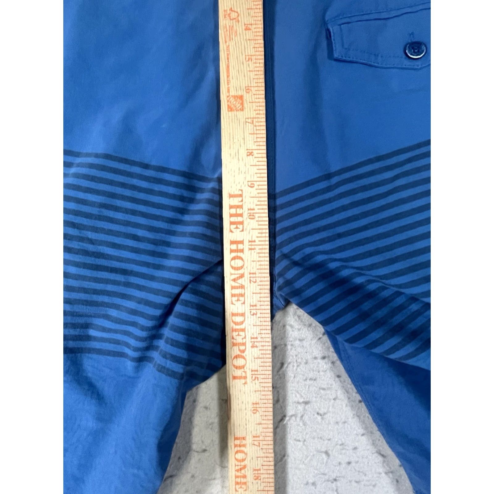 O'Neill O'Neill Shorts Blue Stripe Hybrid Walk Chino Golf Casual Beach Men’s 32 Size US 32 / EU 48 - 4 Thumbnail