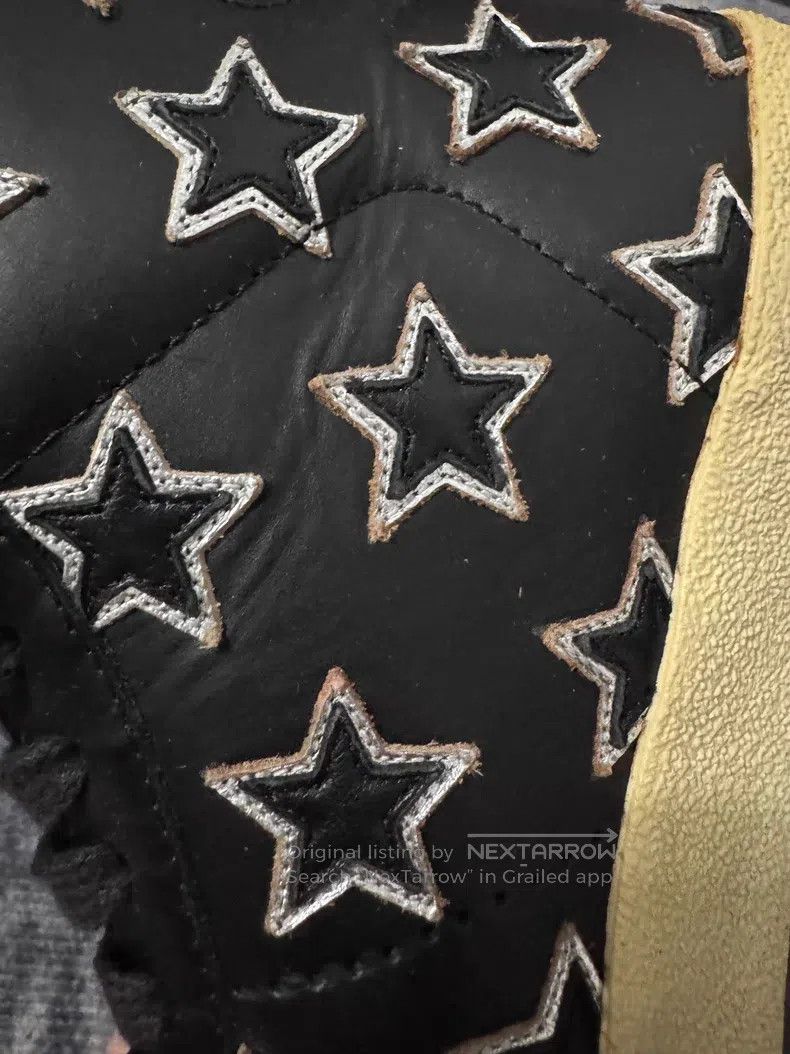 Saint Laurent Paris Saint Laurent Paris Calfskin High-top Black and White Embr Size US 7 / EU 40 - 5 Thumbnail