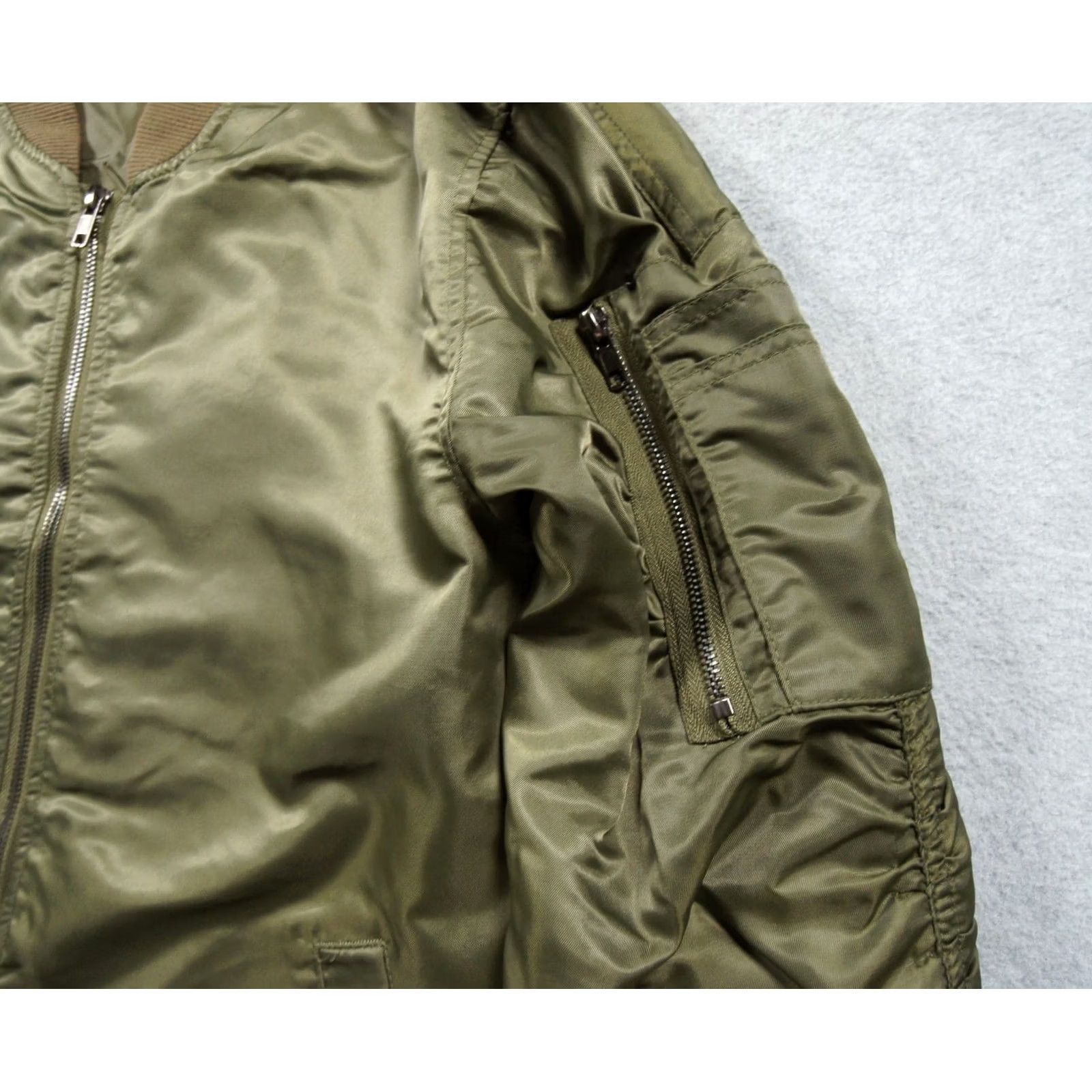 Elwood Elwood Jacket Men S Green Bomber Windbreaker Lightweight Streetwear Military Zip Full Zip Navy Blue Medium? Size US S / EU 44-46 / 1 - 3 Thumbnail