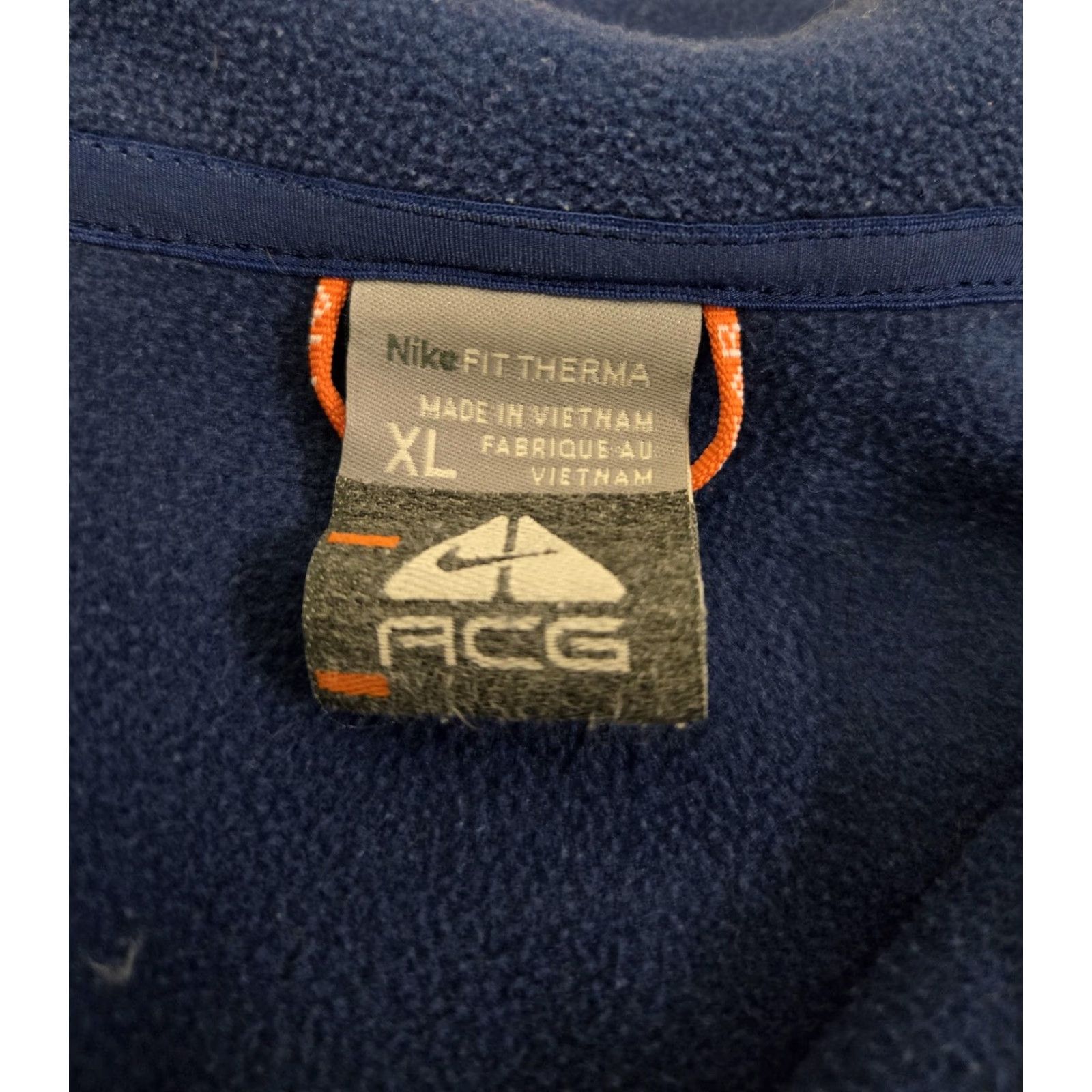 Nike Nike ACG Jacket Mens XL Blue Gray Fit Therma Full Zip Fleece Outdoor Hiking Size US XL / EU 56 / 4 - 5 Thumbnail