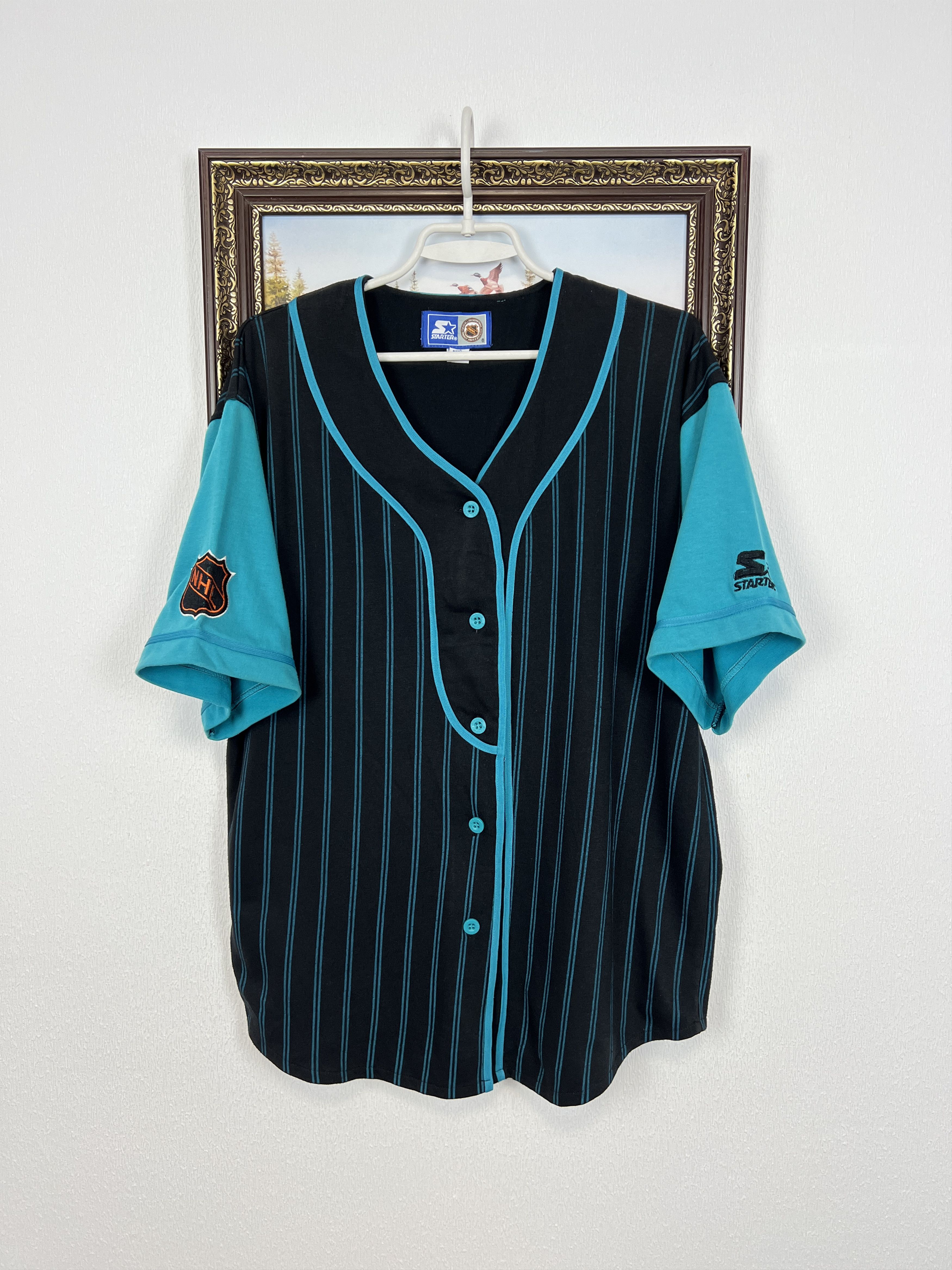 Starter Vintage Starter Anaheim Mighty Ducks Baseball Jersey Tee Size US M / EU 48-50 / 2 - 1 Thumbnail